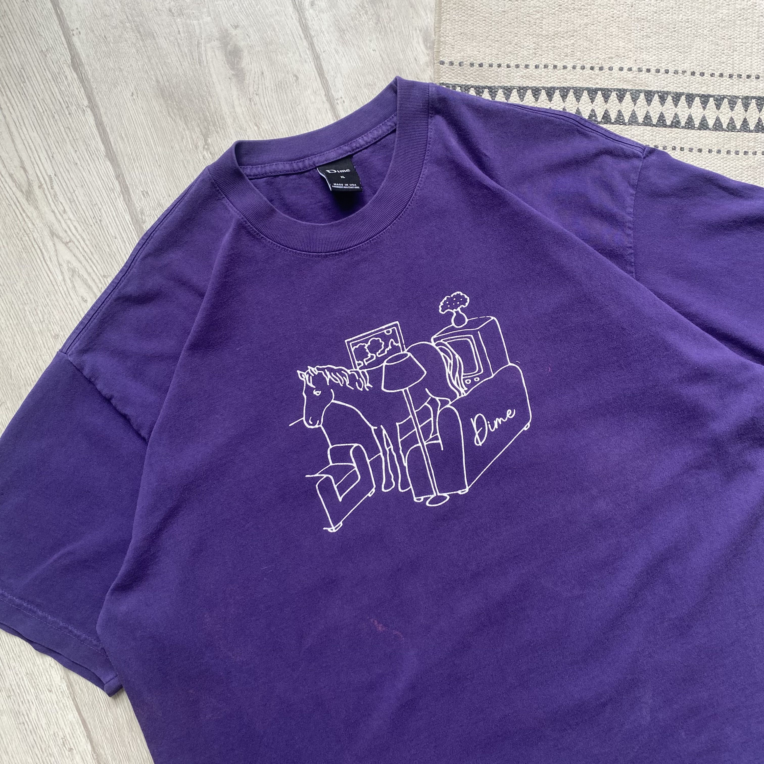 Dime Vintage Faded Dime Tee Art Horse print Surf Sketer Vibe Size US XL / EU 56 / 4 - 2 Thumbnail