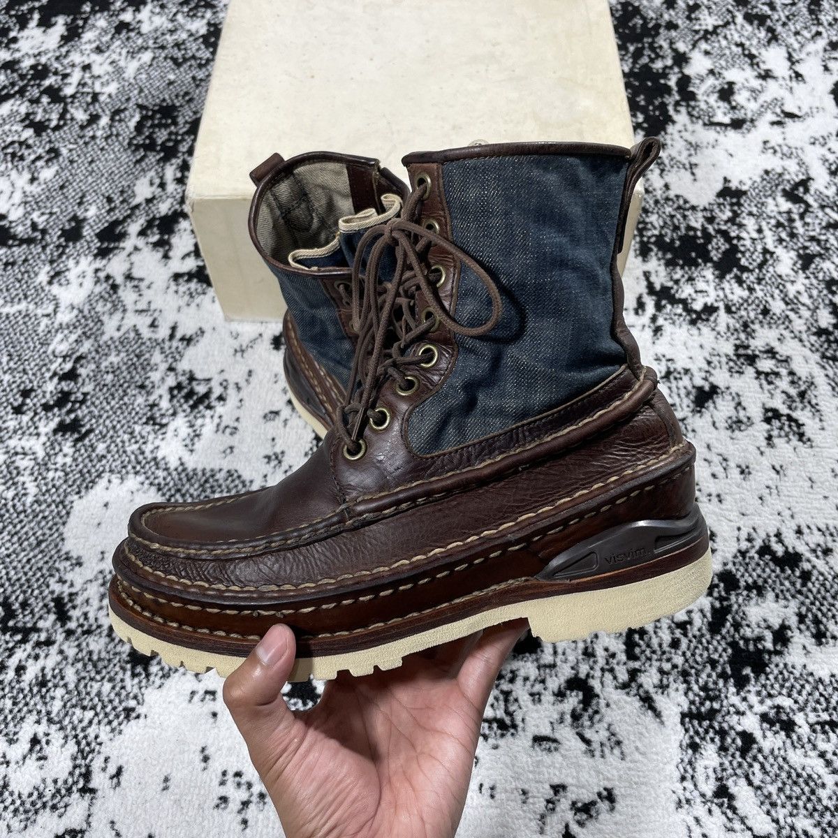 大好き Visvim サイズ9 サンド Boots Mid-Folks Grizzly 靴 ...