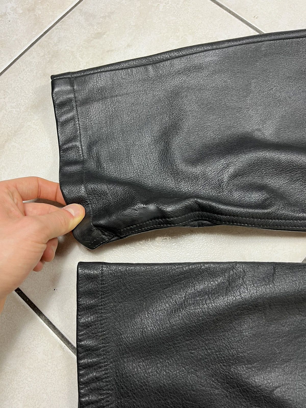 Leather × Vintage Vintage Conwell 32x32 leather classic pants trousers Size US 32 / EU 48 - 15 Thumbnail