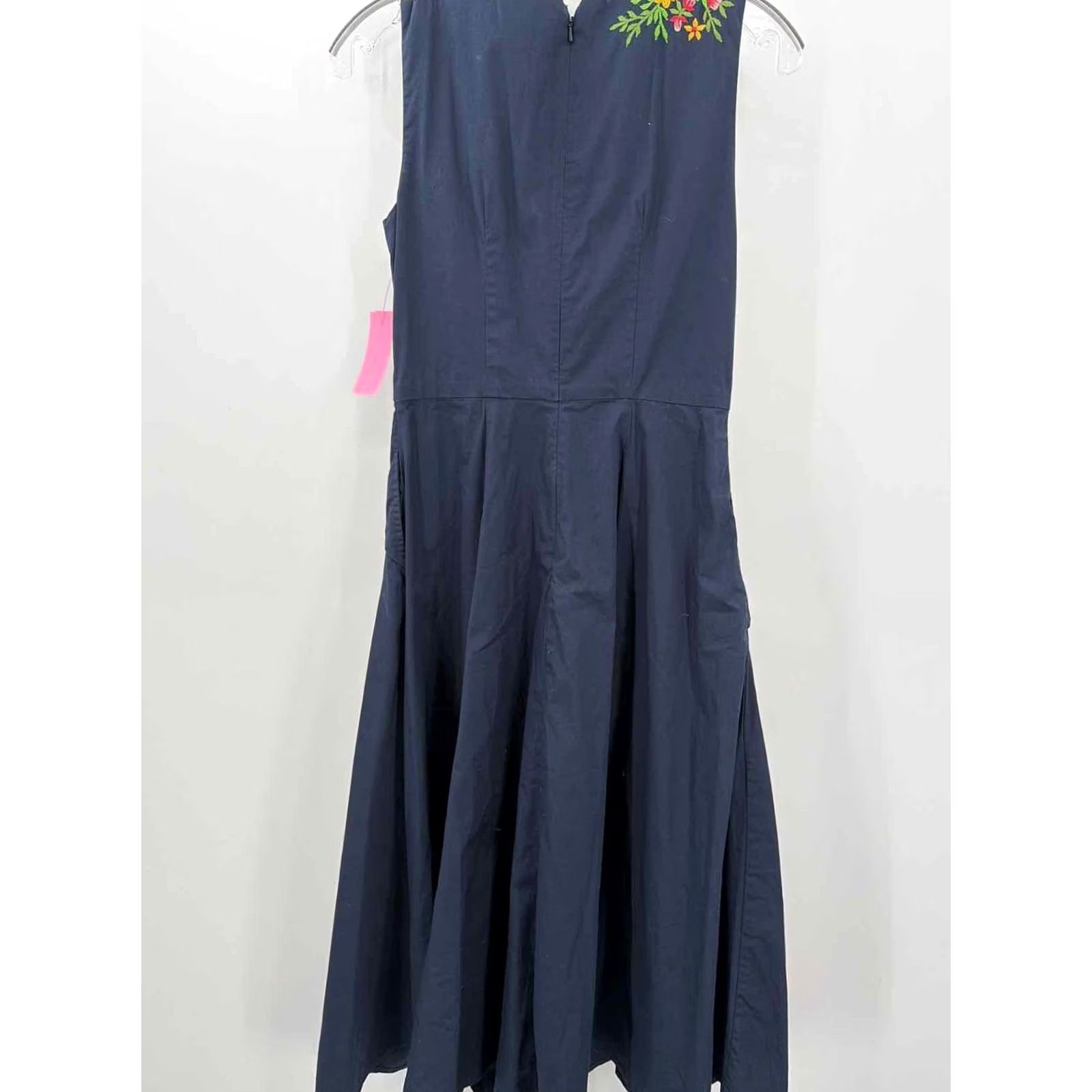 Vintage Wayward Fancies Navy XS Maxi Sleeveless Dress Size XS / US 0-2 / IT 36-38 - 2 Thumbnail