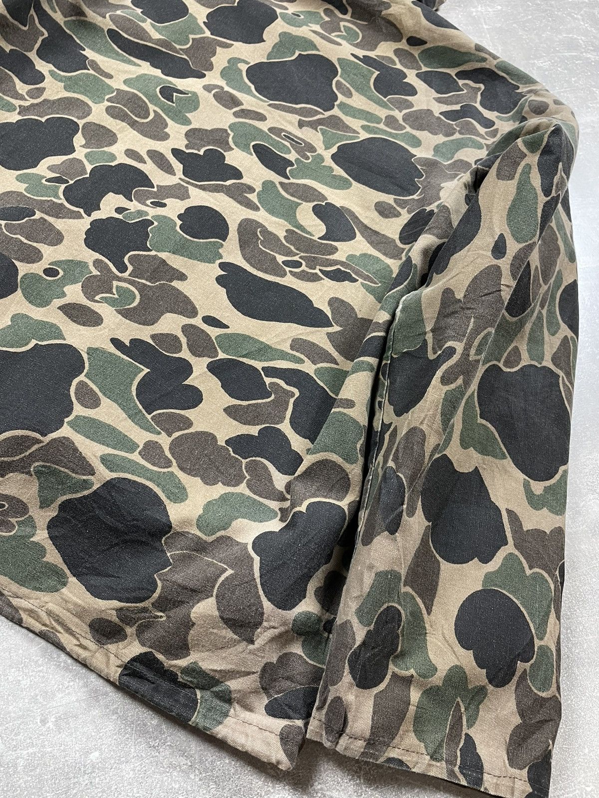 Vintage Rare Military Cotton Camo Linned Zip Jacket Made in USA Size US M / EU 48-50 / 2 - 7 Thumbnail
