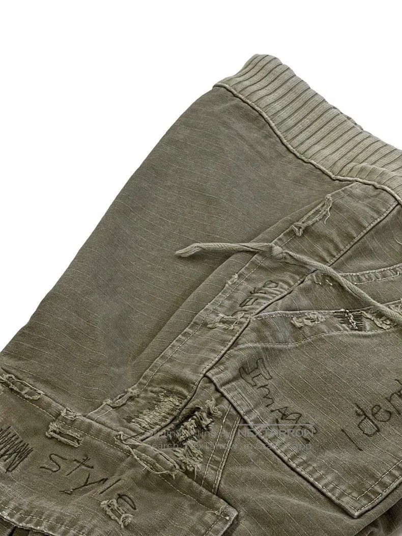 Greg Lauren GREG LAUREN RIPSTOP CARGO PANTS. Size US 26 / EU 42 - 4 Thumbnail