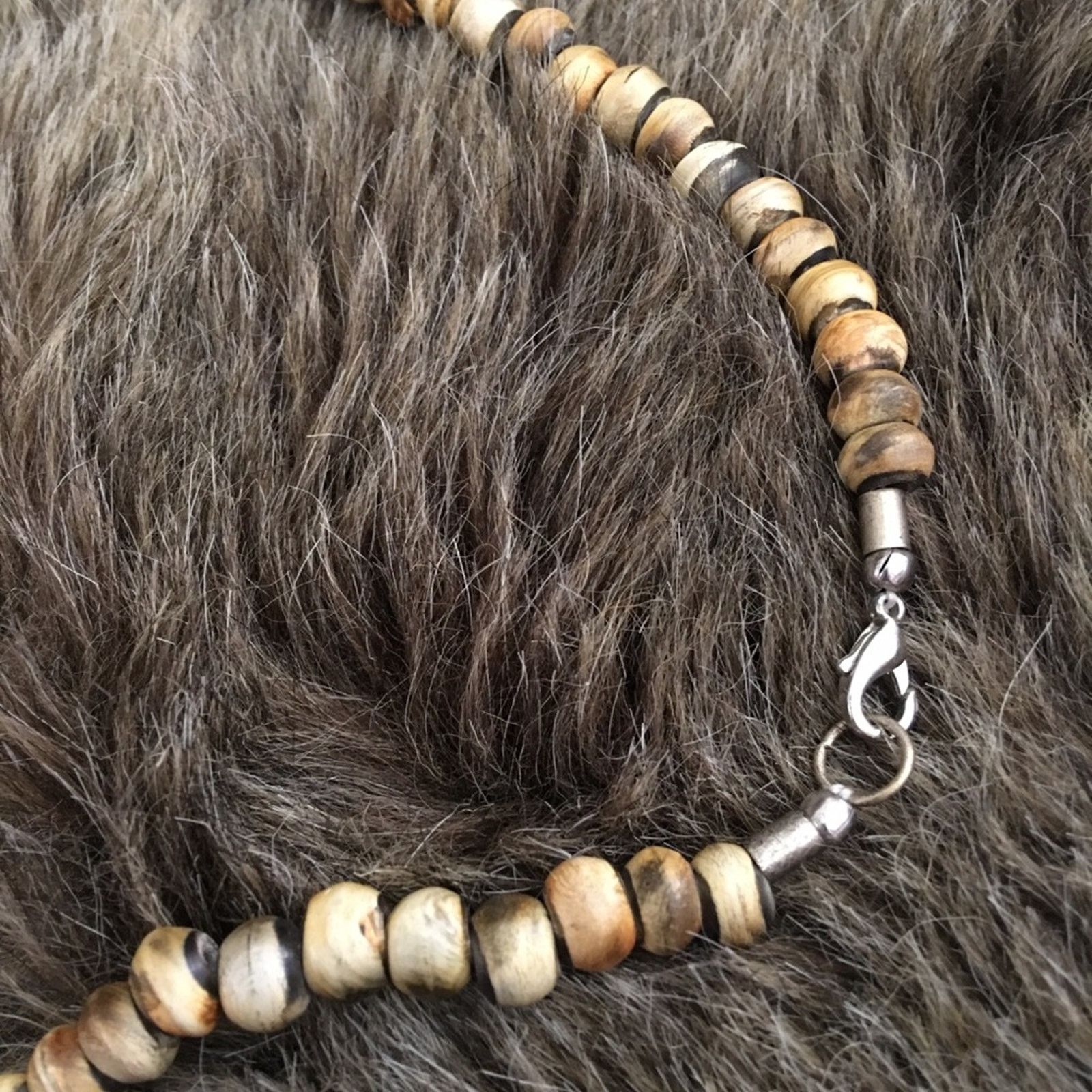 Vintage Vintage wood various shaped bead necklace Size ONE SIZE - 7 Thumbnail