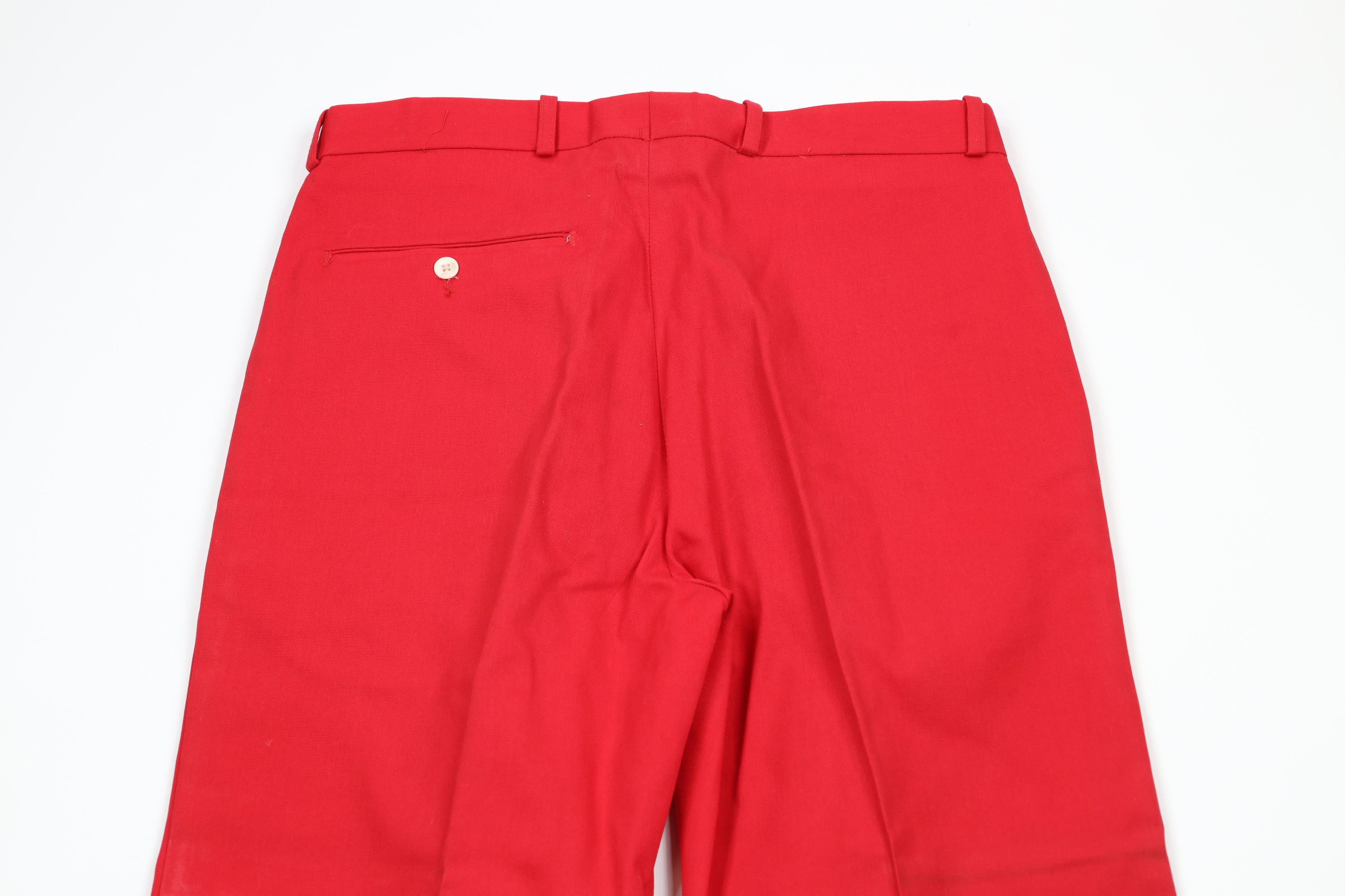 Vintage Deadstock Vintage 70s Streetwear Bottoms Chino Pants Red USA Size US 30 / EU 46 - 11 Thumbnail