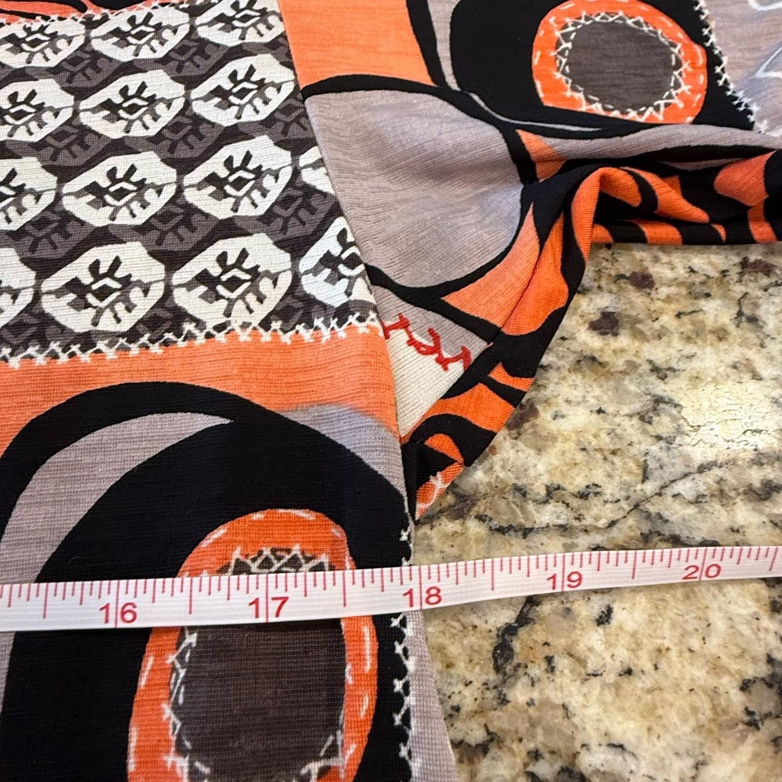 Other Evolution by Cyrus patchwork midi dress gray orange black M Size M / US 6-8 / IT 42-44 - 10 Thumbnail