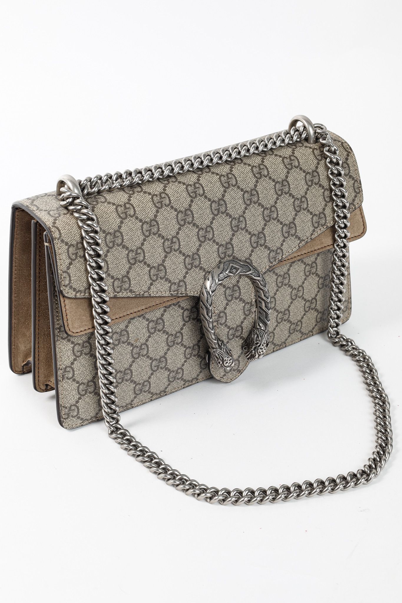 Gucci Gucci Dionysus GG Supreme Canvas Medium Shoulder Bag Size ONE SIZE - 6 Thumbnail