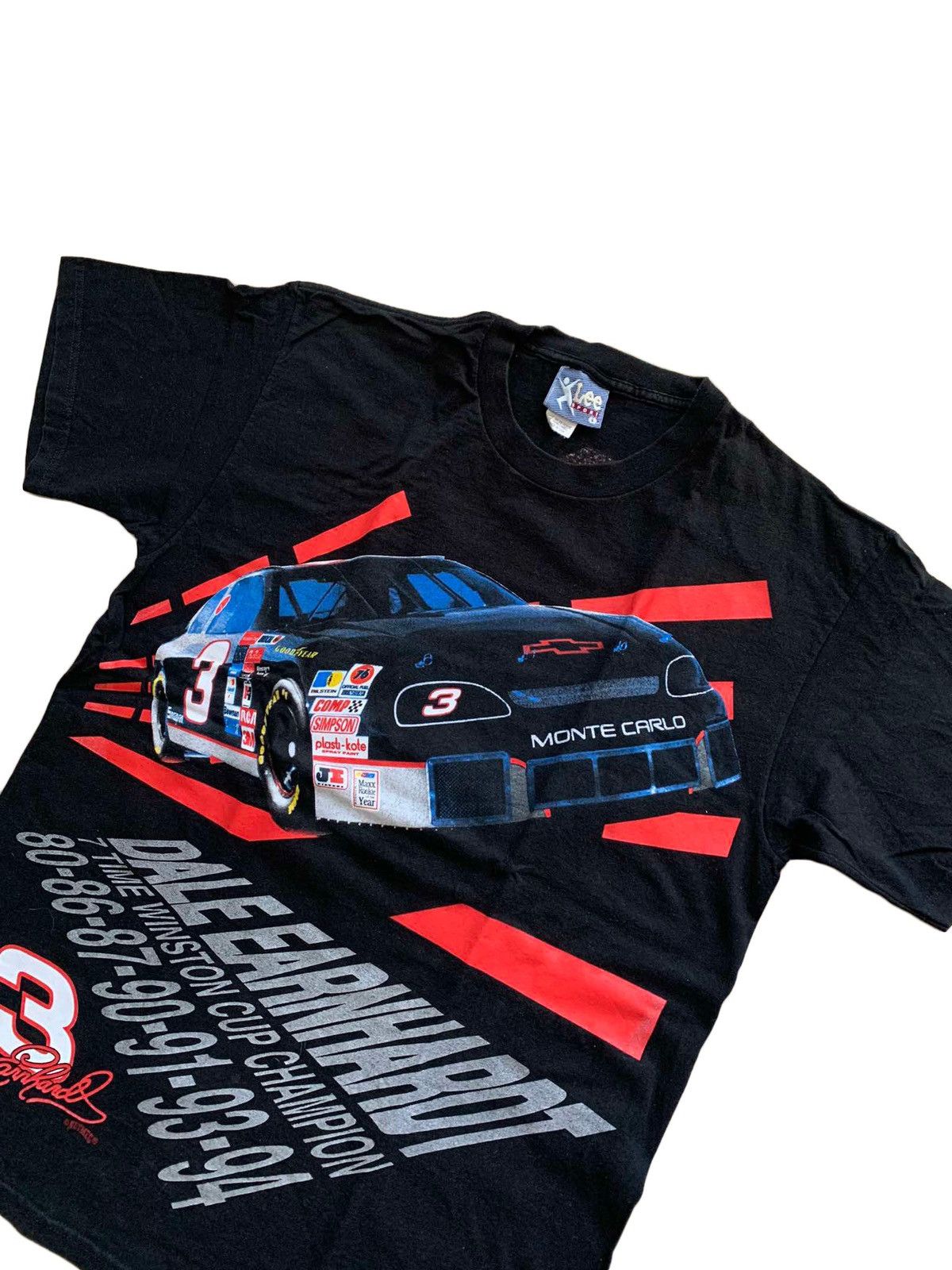 Lee × NASCAR × Vintage Vintage Dale Earnhardt Winston Cup Nascar AOP T-Shirt Size US L / EU 52-54 / 3 - 2 Thumbnail