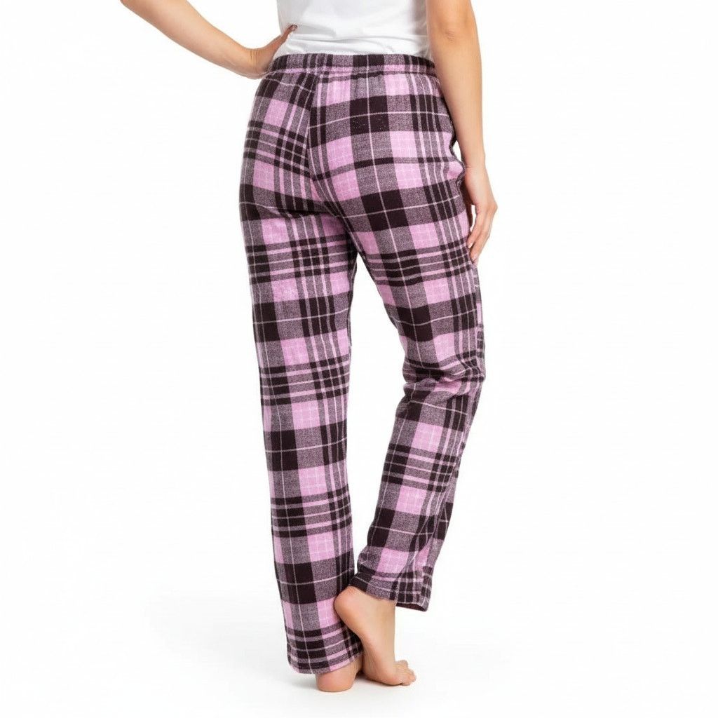 Vera Bradley Vera Bradley Pink Plaid Tie Waist Pajama Pants, S Size 30" / US 8 / IT 44 - 6 Thumbnail