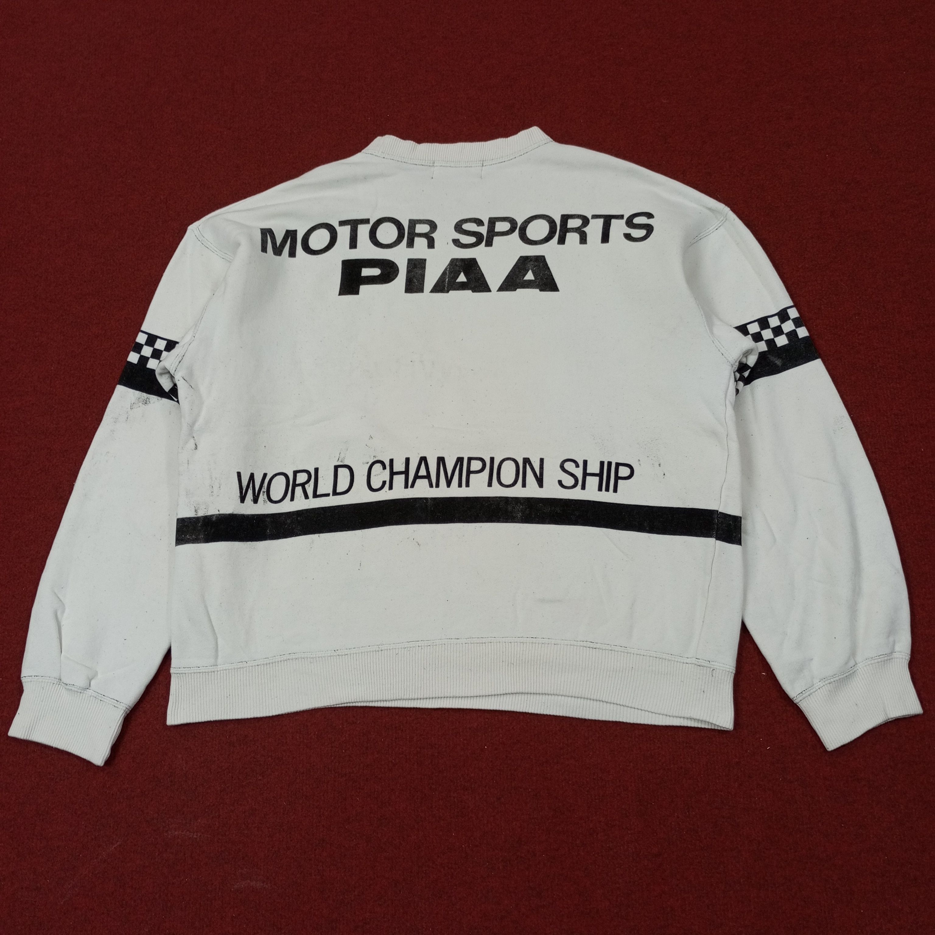 Vintage Vintage PIAA Motor Sports Racing F1 Sweatshirt c245n11 Size US L / EU 52-54 / 3 - 6 Thumbnail