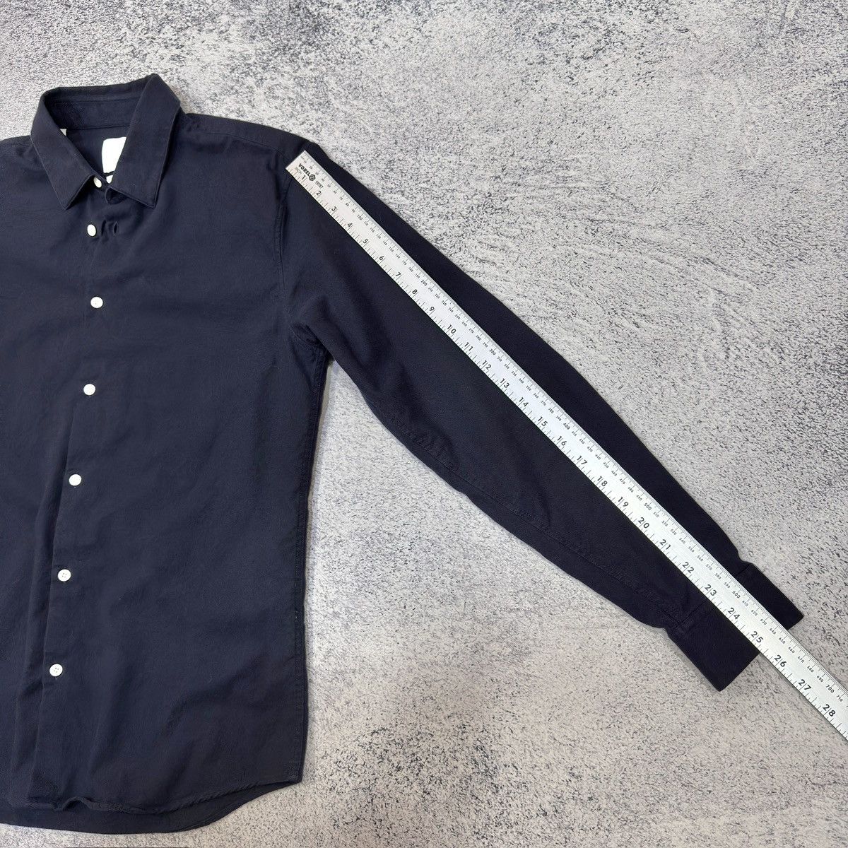 Sandro Sandro Paris Navy Blue Cotton Shirt L size Size US L / EU 52-54 / 3 - 13 Thumbnail