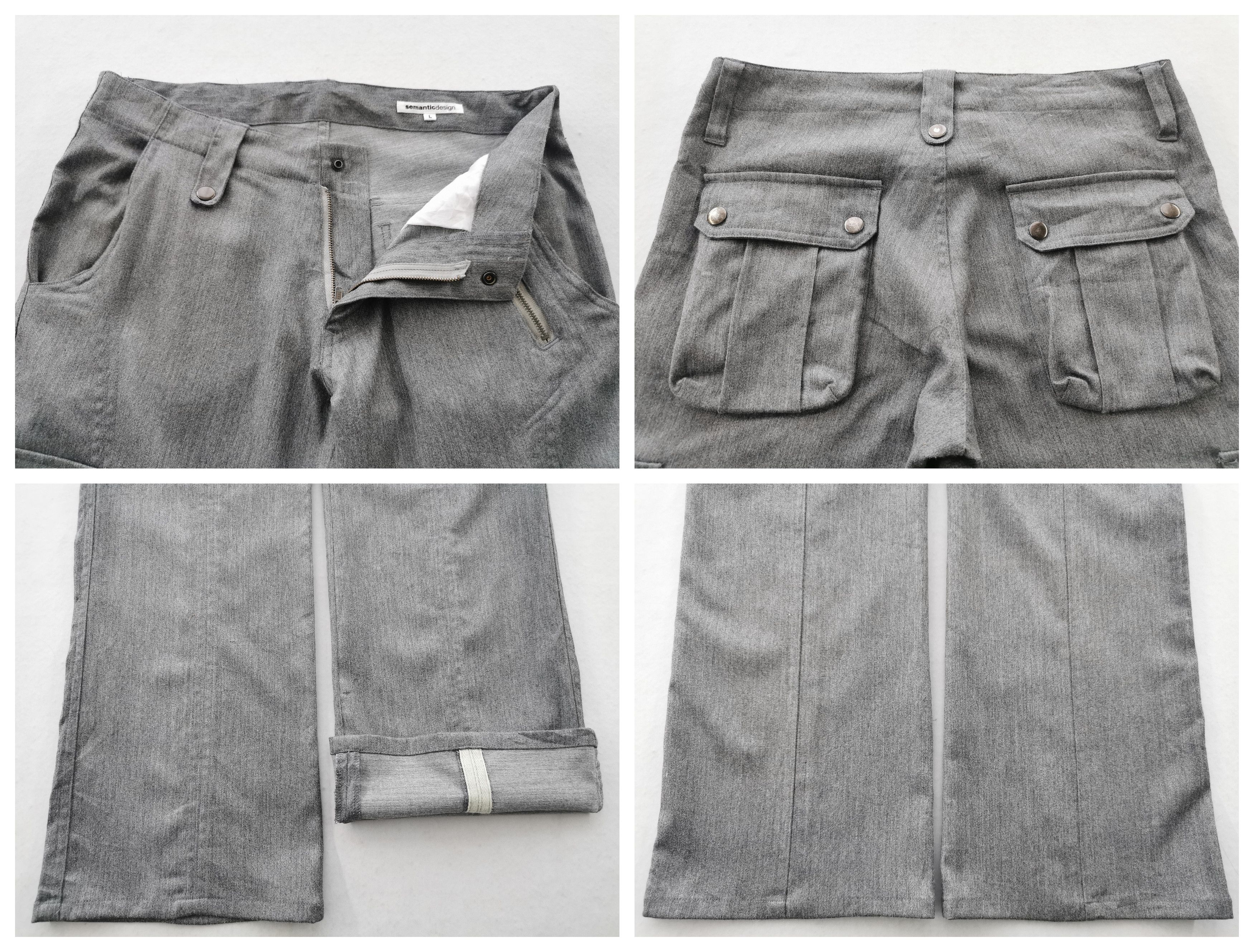 semanticdesign Vintage Semantic Design Trouser Cargo Pants Size 32" / US 10 / IT 46 - 8 Thumbnail