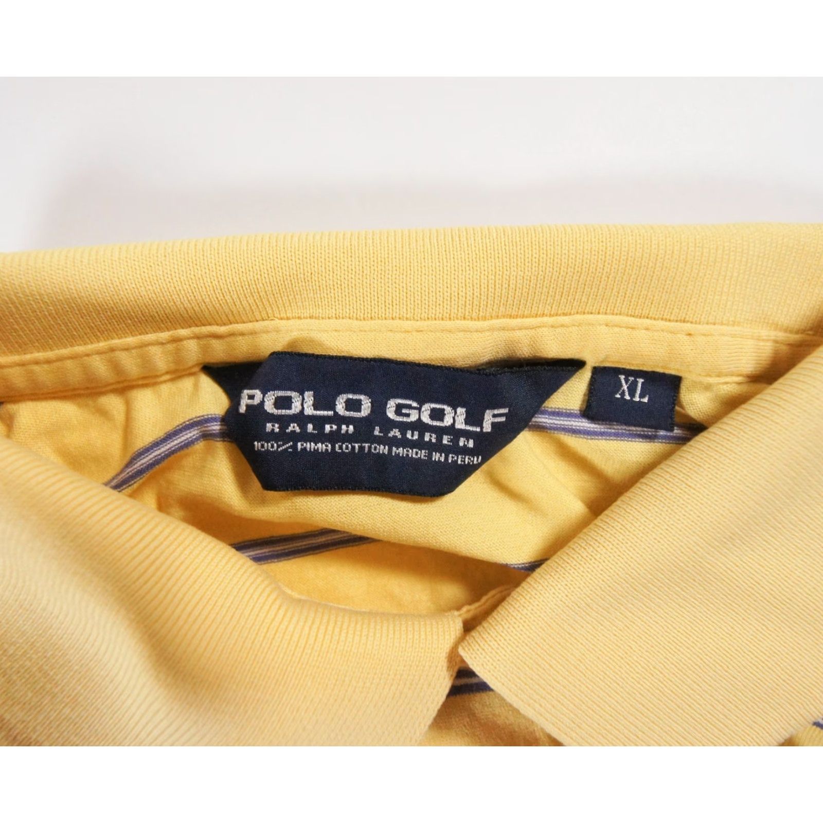 Polo Ralph Lauren VINTAGE Ralph Lauren Polo Shirt Mens XL Short Sleeve Striped Cotton Casual Preppy Size US XL / EU 56 / 4 - 6 Thumbnail