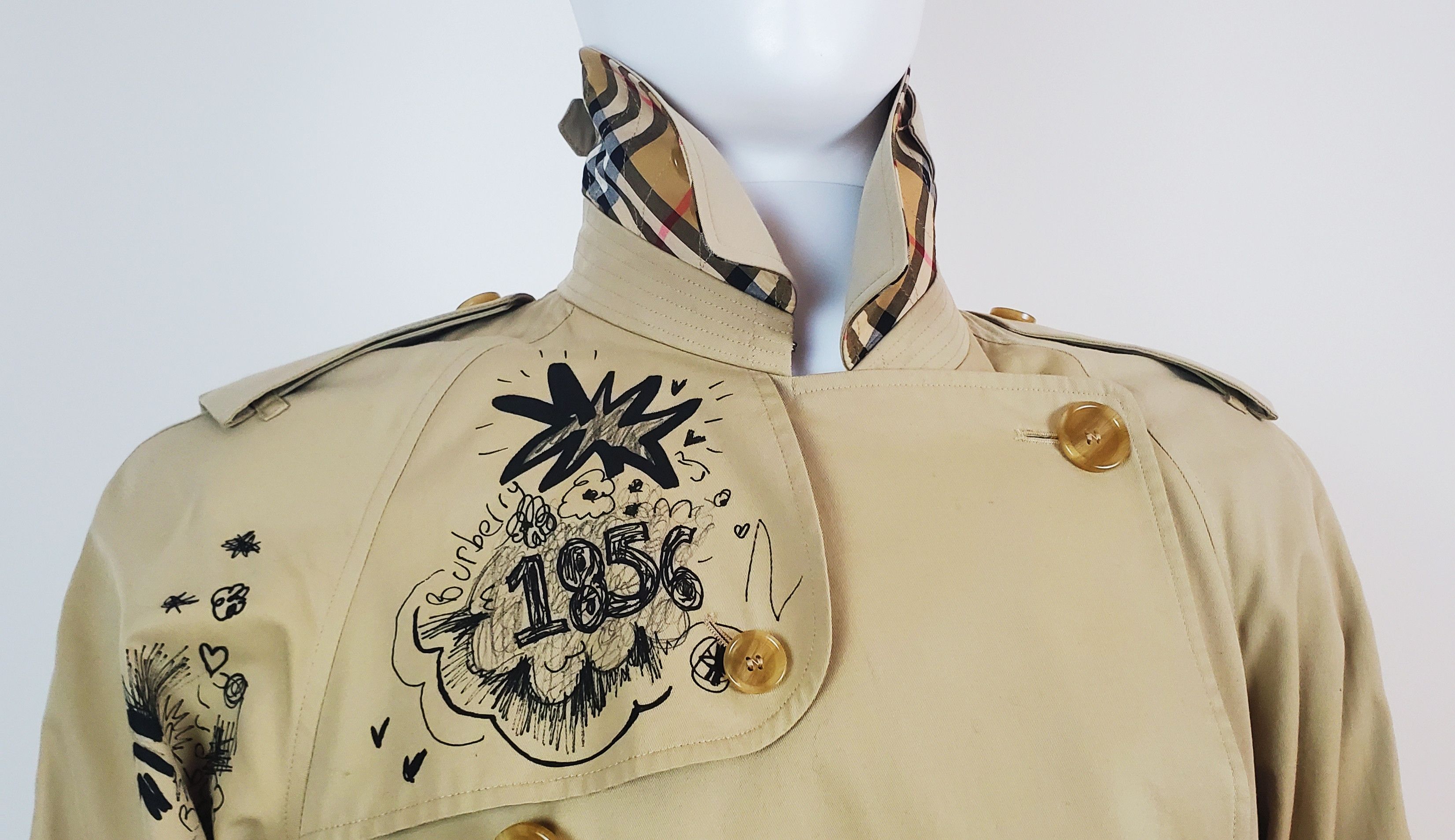 Burberry Burberry Doodle Trench Coat Overcoat Raincoat NWT Size US M / EU 48-50 / 2 - 6 Thumbnail
