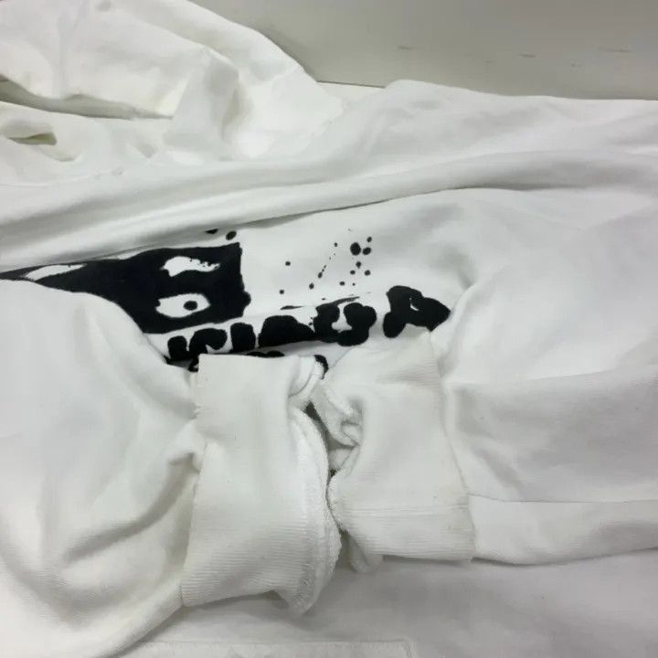 Balenciaga Balenciaga White Hand Drawn Logo Hoodie 0079-2507 Size US XS / EU 42 / 0 - 9 Thumbnail