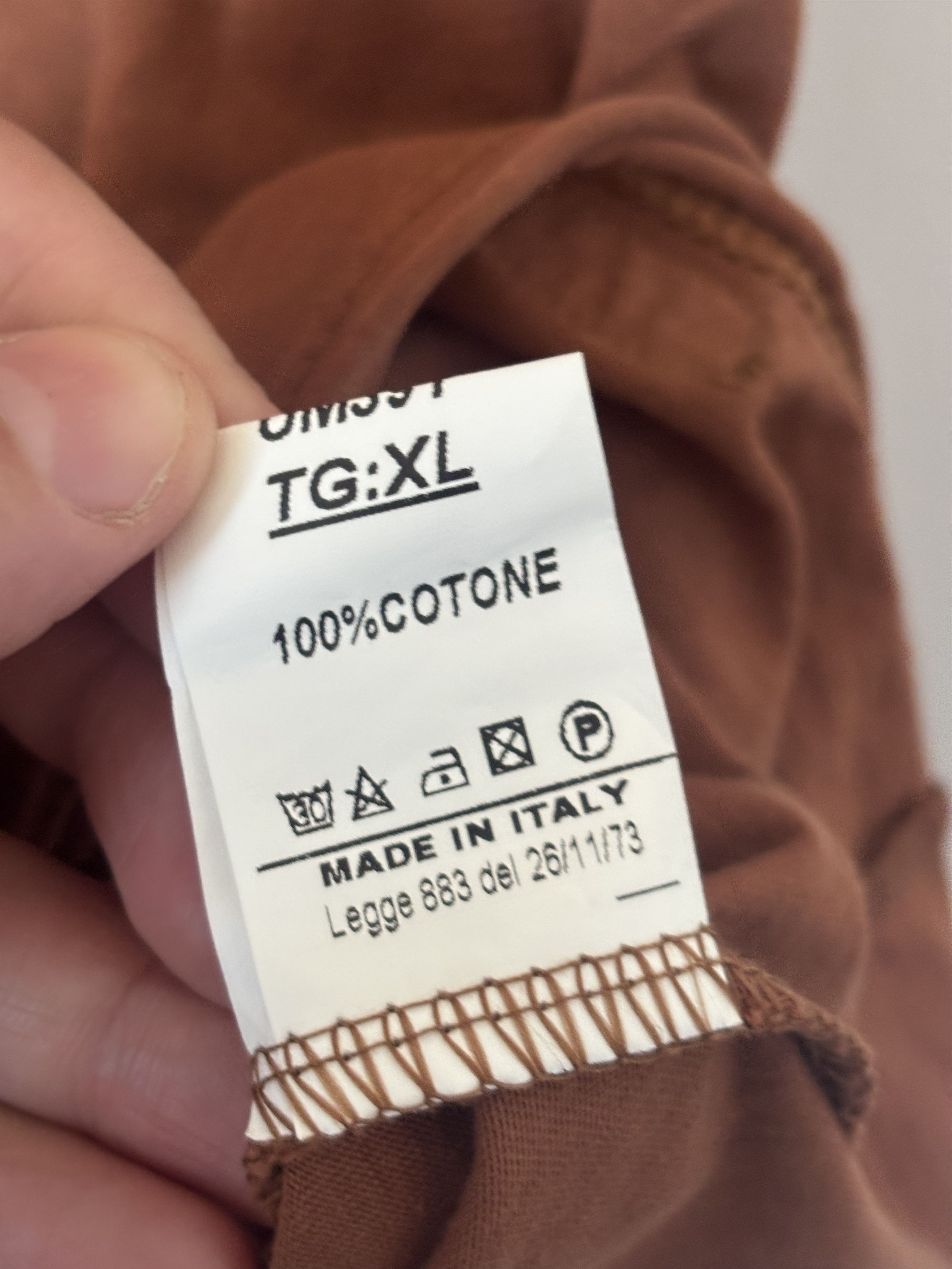 Imperial Italian Cotton Raw Hem Paper Thin Tee by Imperial Tailoring Size US XL / EU 56 / 4 - 4 Thumbnail