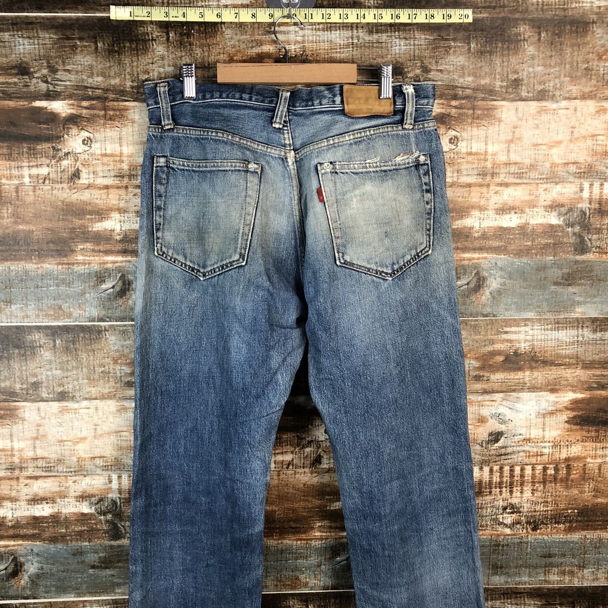 Johnbull DLL John Bull Blue Distressed ripped denim Pants #C137 Size US 31 - 15 Thumbnail