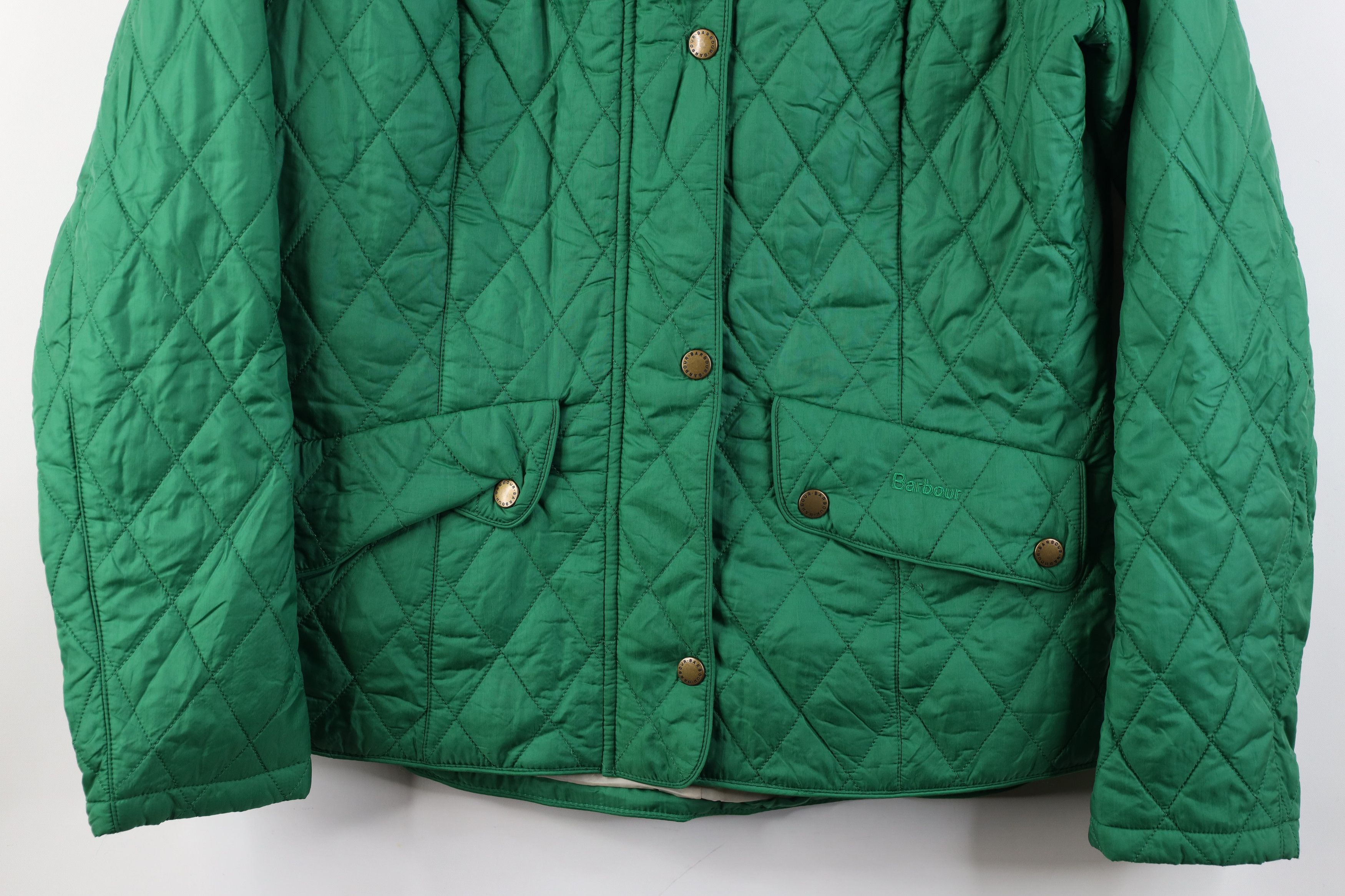 Barbour Barbour Cavalry Quilted Full Zip Jacket Kelly Green Size L / US 10 / IT 46 - 3 Thumbnail