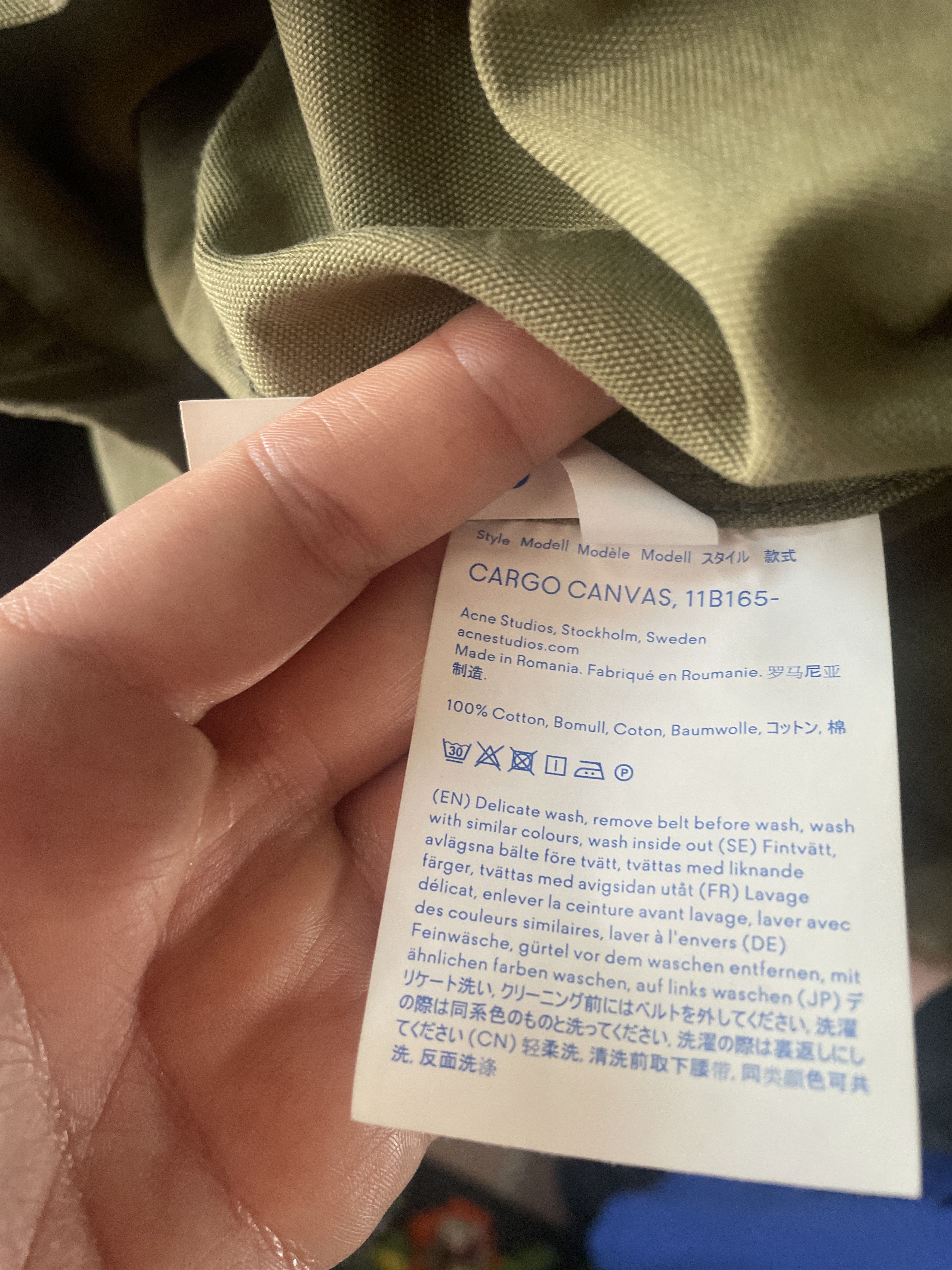 Acne Studios ACNE Blå Kunst S -L Size M / US 6-8 / IT 42-44 - 6 Thumbnail