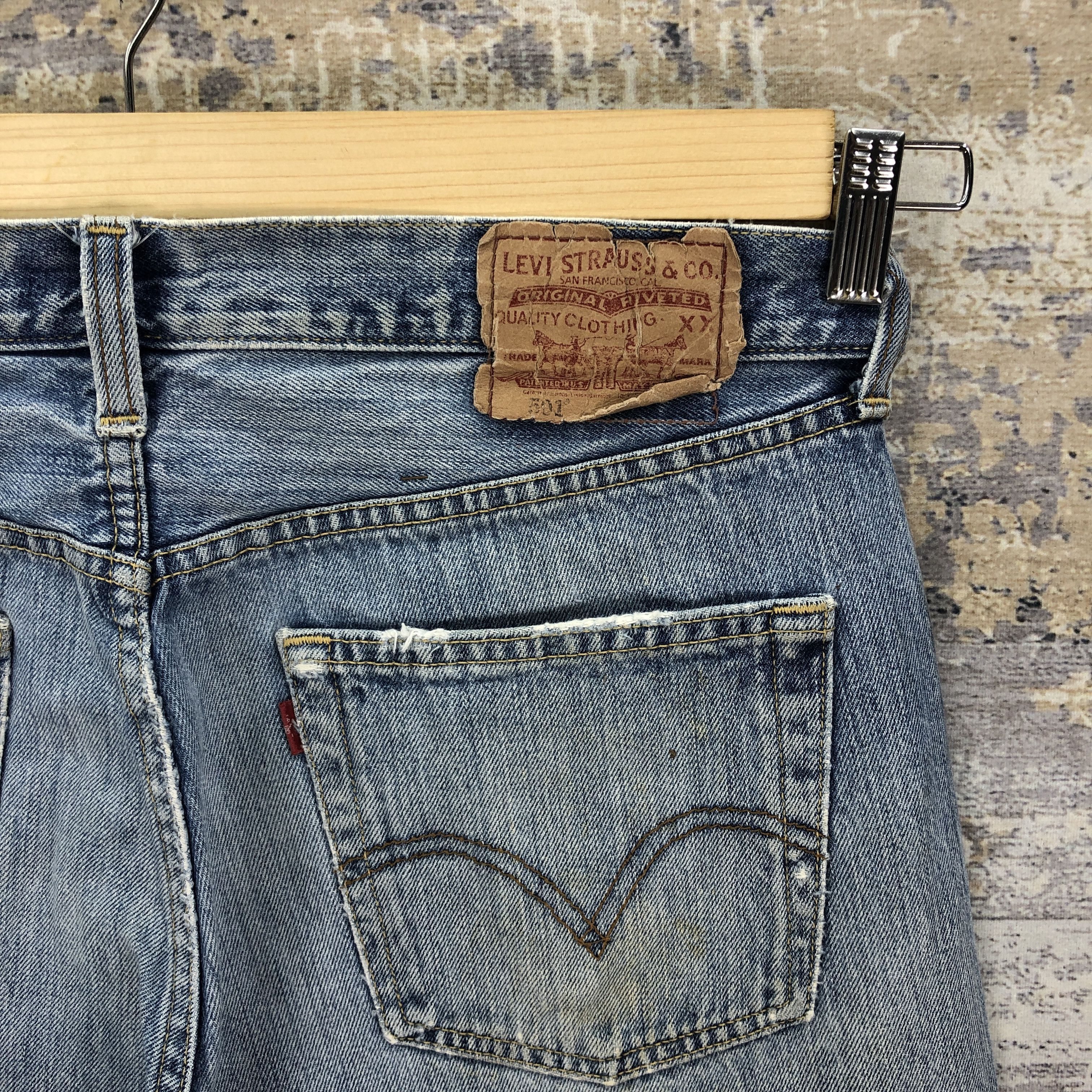 Levi's Vintage Levis 501 Jeans Distressed Faded Levis 501 Denim Size US 32 / EU 48 - 5 Thumbnail