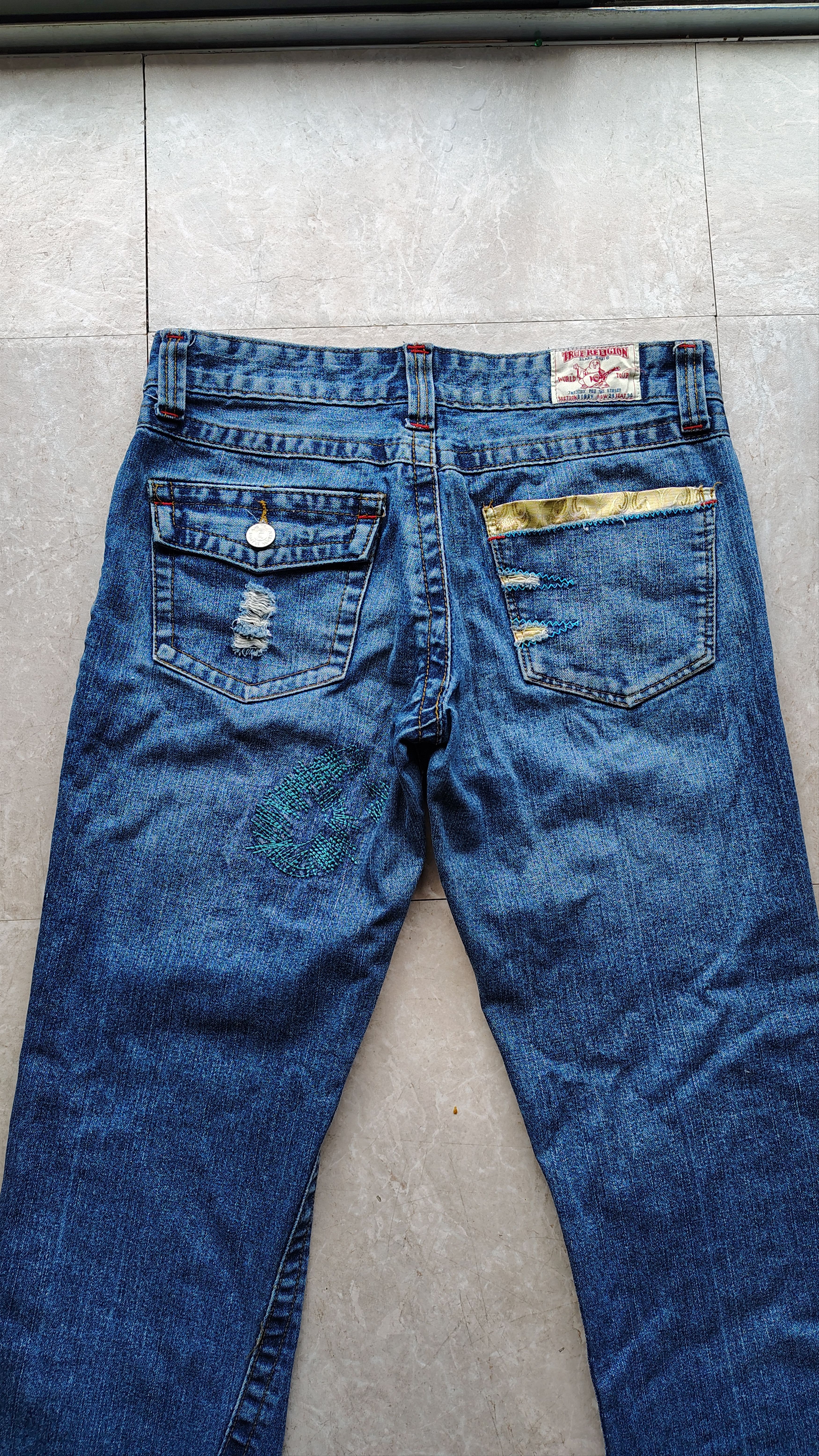 True Religion True Religion Bobby twist flared jeans Size 29" - 5 Thumbnail