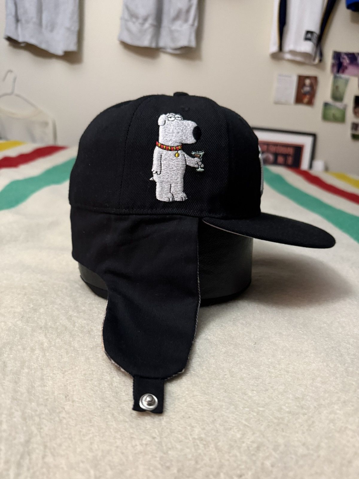Slumpy Kev Slumpy Kev Goat Farm Family GuyTrapper NY Yankees Hat 7 1/4 Size ONE SIZE - 3 Thumbnail