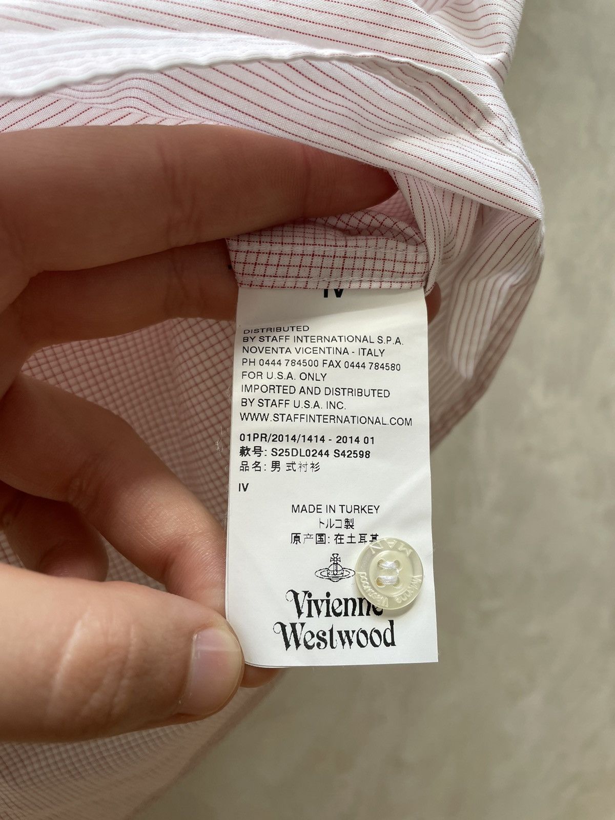 Vivienne Westwood Vivienne Westwood embroidered logo button up shirt Size US L / EU 52-54 / 3 - 3 Thumbnail