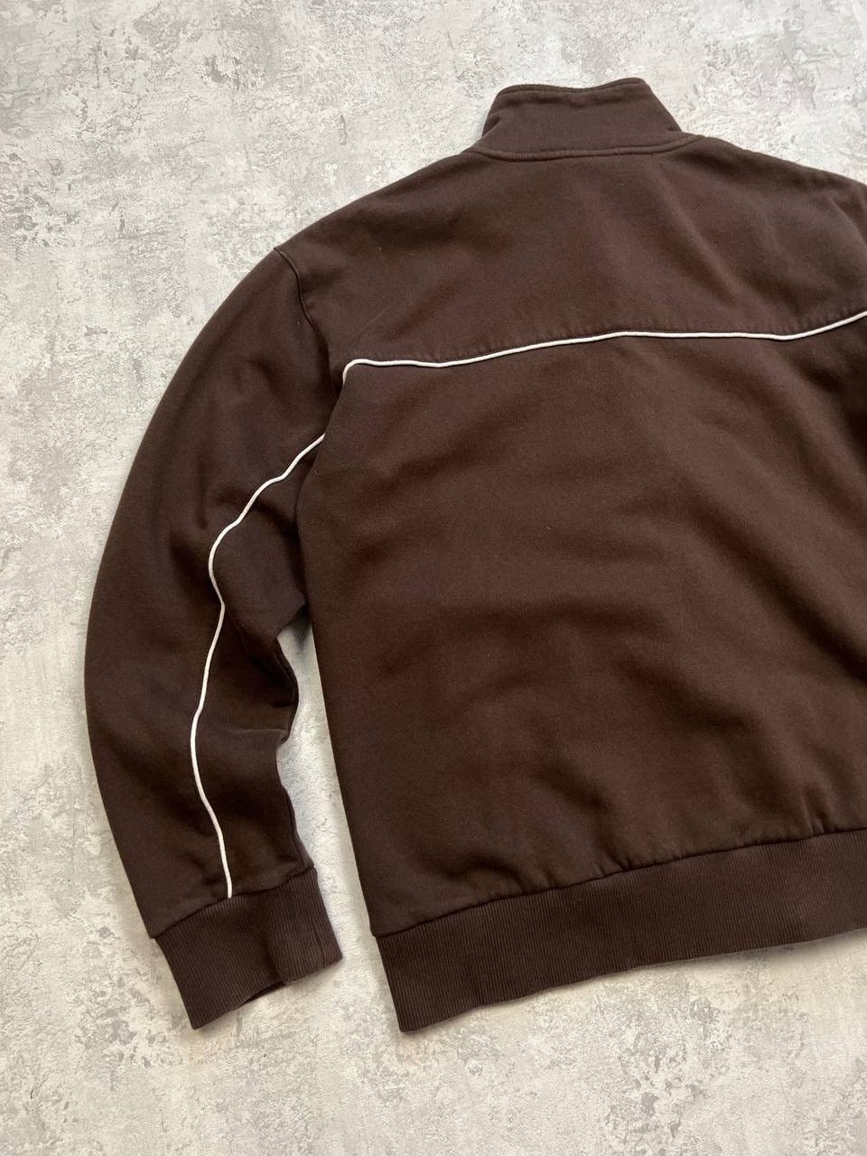 Nike Vintage RARE Nike Brown Zip Sweatshirt Size US XL / EU 56 / 4 - 8 Thumbnail