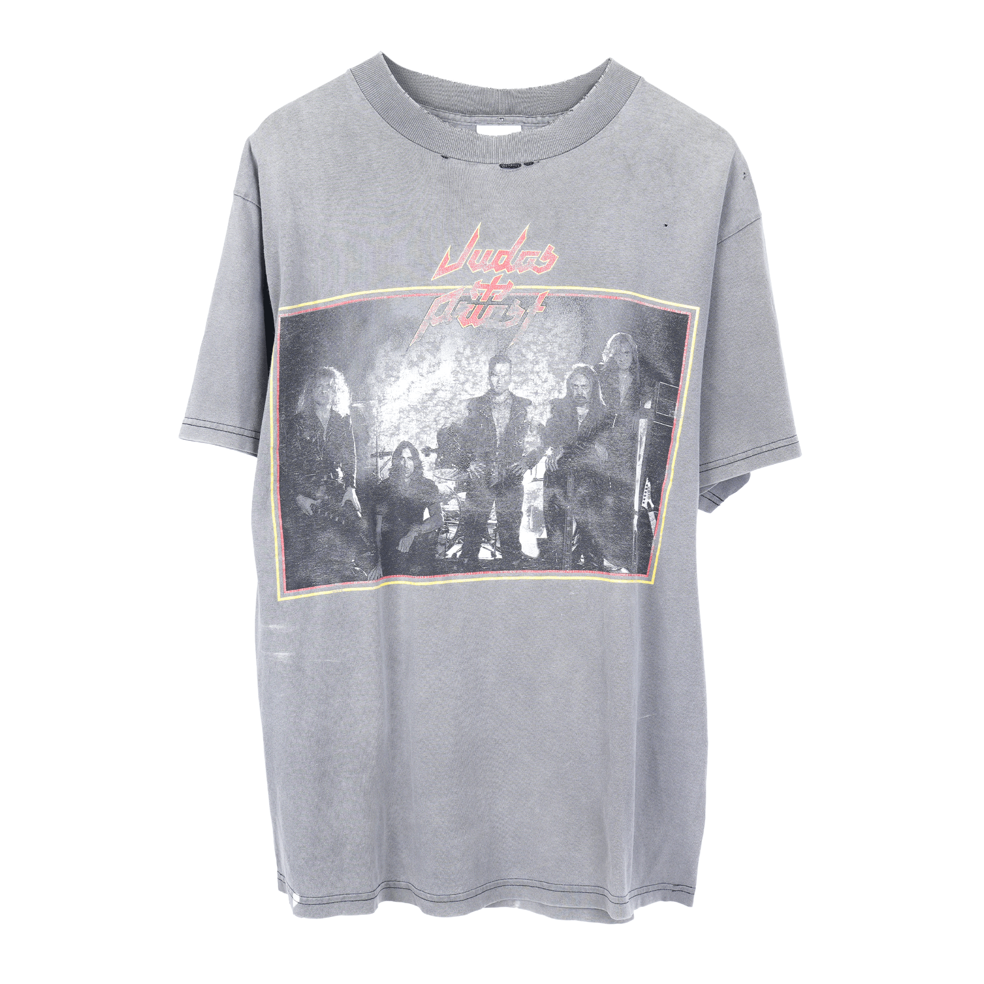 Vintage FADED JUDAS PRIEST TEE Size US XL / EU 56 / 4 - 1 Thumbnail
