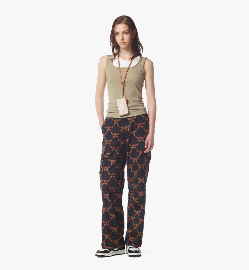 MCM o1mt1gz0126 Lauretos Monogram Pants in Black/Orange Size 28" / US 6 / IT 42 - 2 Thumbnail