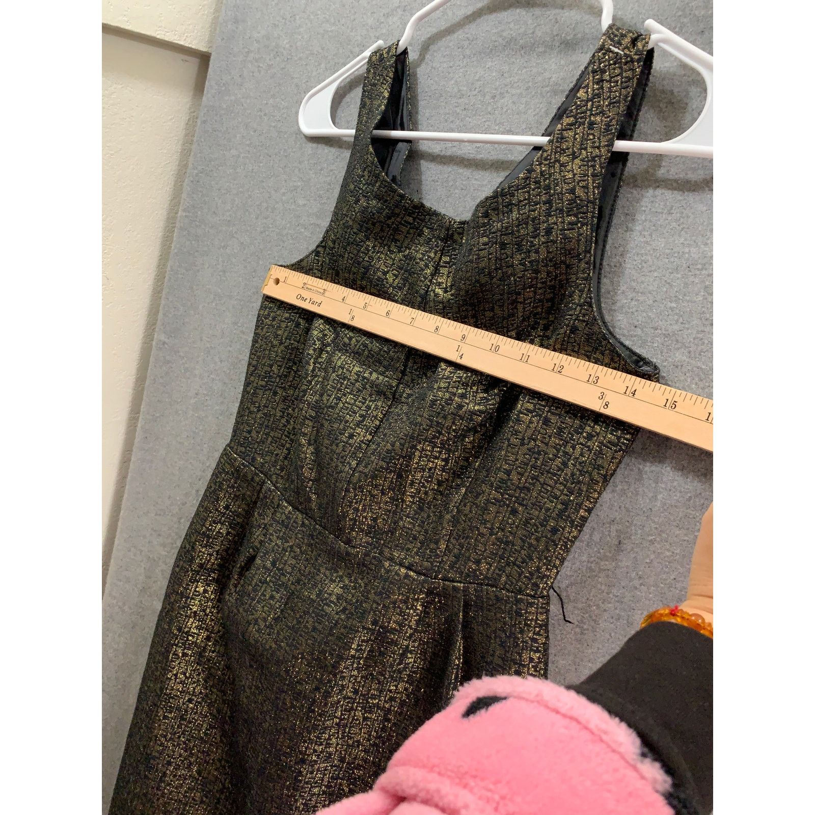 Other Attention Dress Women Size 2 Black and Gold Metallic Size XS / US 0-2 / IT 36-38 - 4 Thumbnail