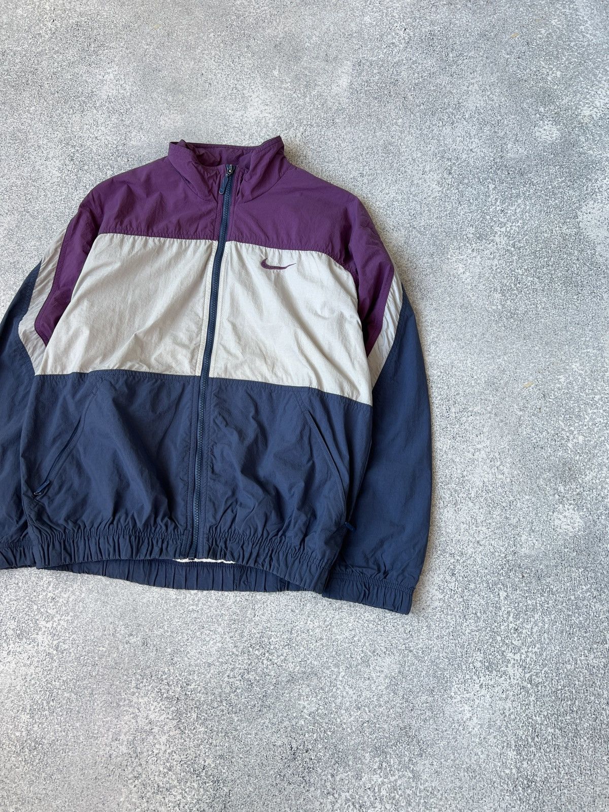 Nike × Vintage Vintage Nike Women’s zip sweatshirt big logo Size XS / US 0-2 / IT 36-38 - 3 Thumbnail