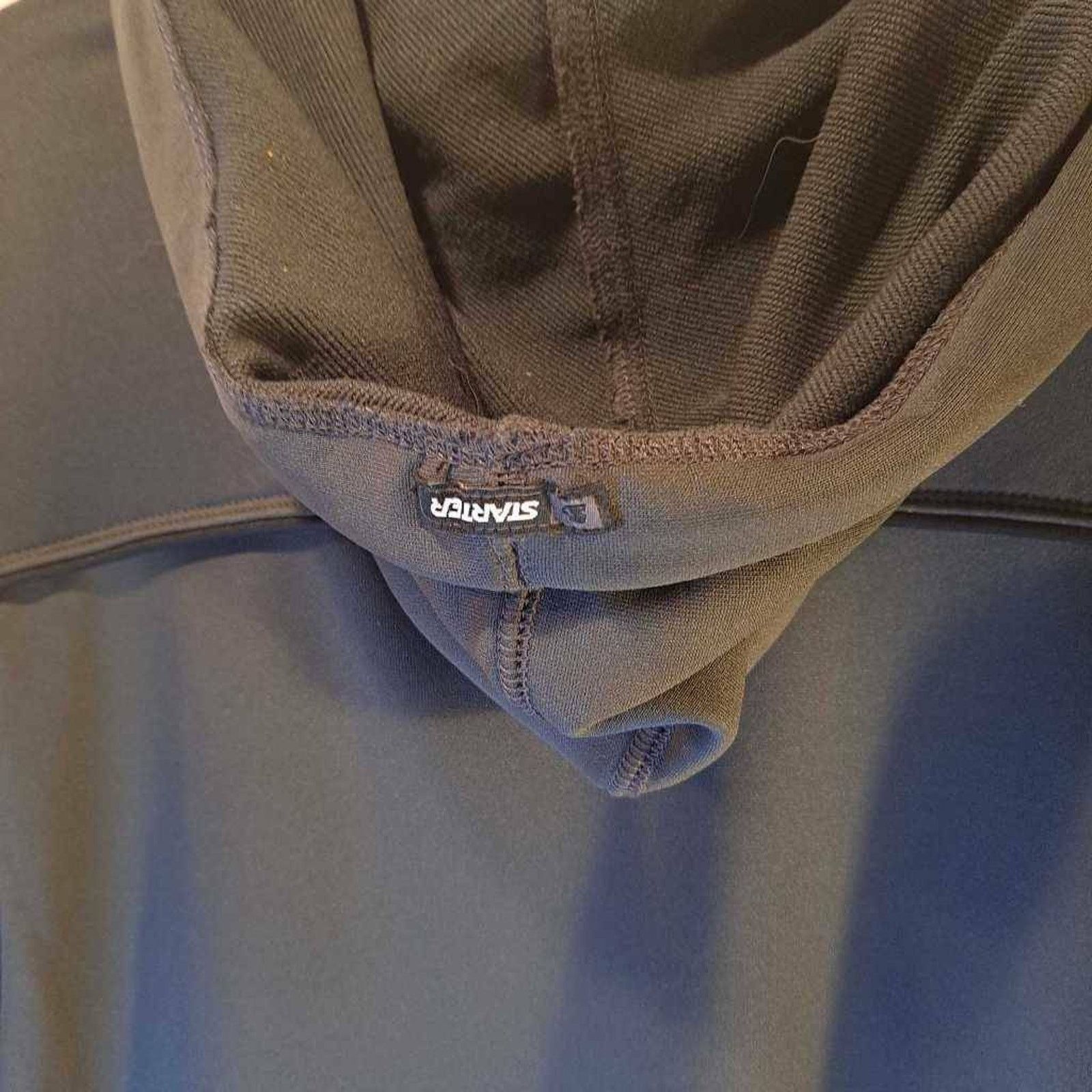 Starter Starter Men's Hoodie Sweatshirt Gray Full Zip Pockets M New Size US M / EU 48-50 / 2 - 8 Thumbnail
