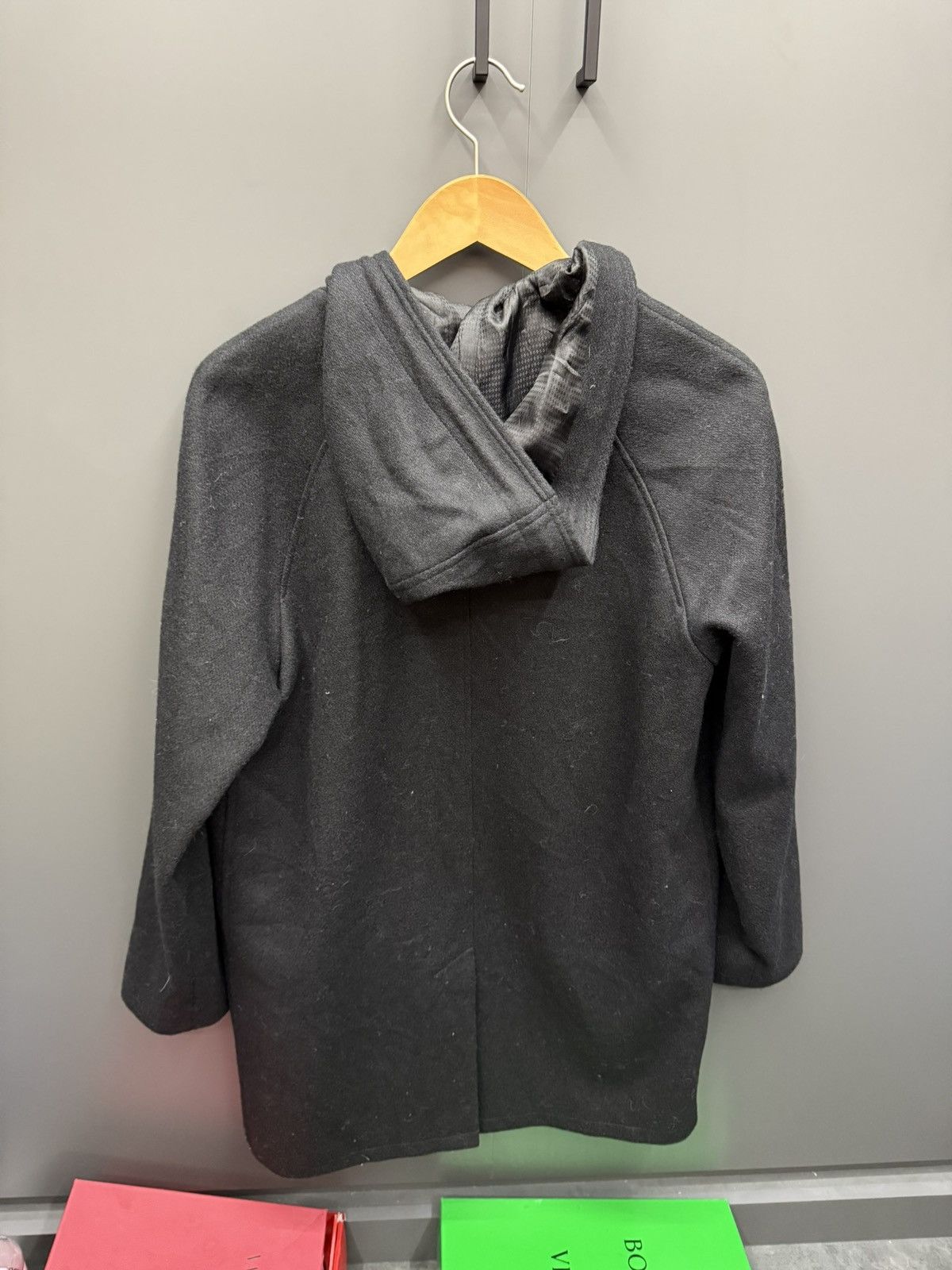 A.P.C. APC Paris Long Dark Grey Wool Button Up Coat Size US M / EU 48-50 / 2 - 3 Thumbnail
