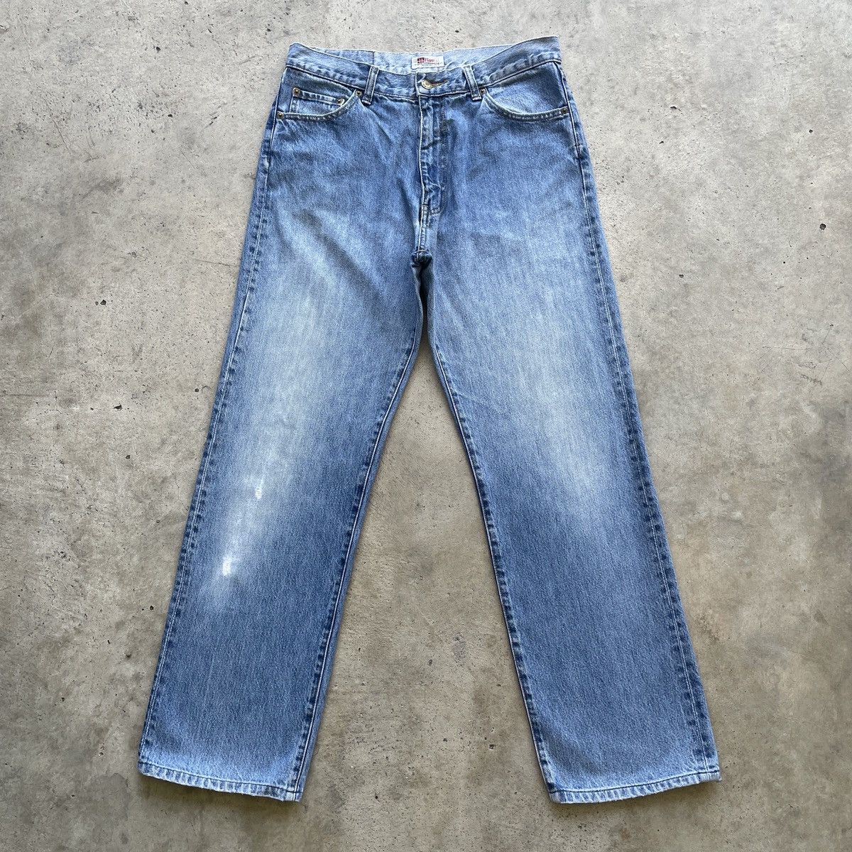 Hanes × Jean × Vintage Vintage Hanes Faded Jeans Denim Pants W32x29.5 Size US 32 / EU 48 - 1 Thumbnail