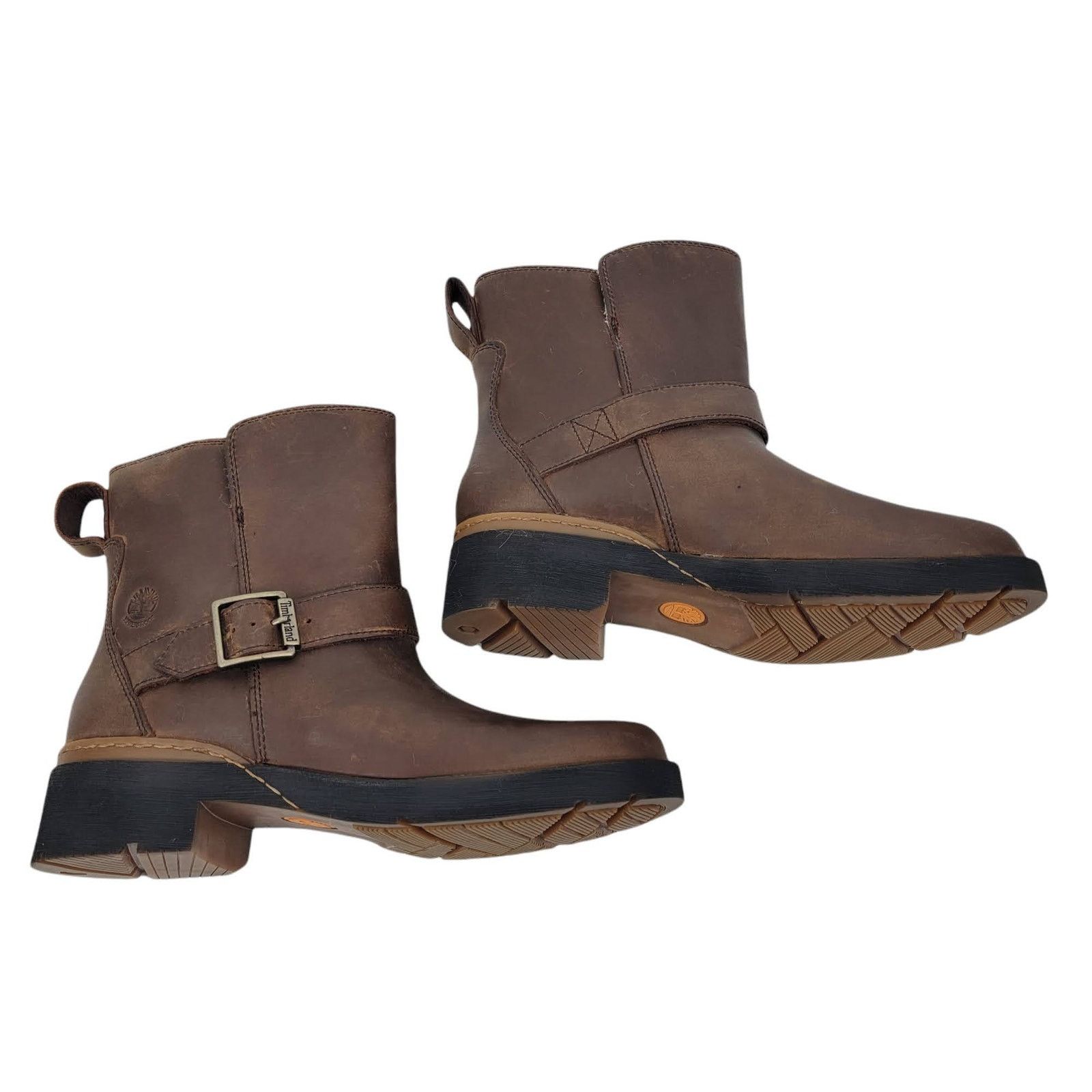 Timberland NEW Timberland Graceyn Waterproof Biker Boots Leather 6 Size US 6 / IT 36 - 3 Thumbnail