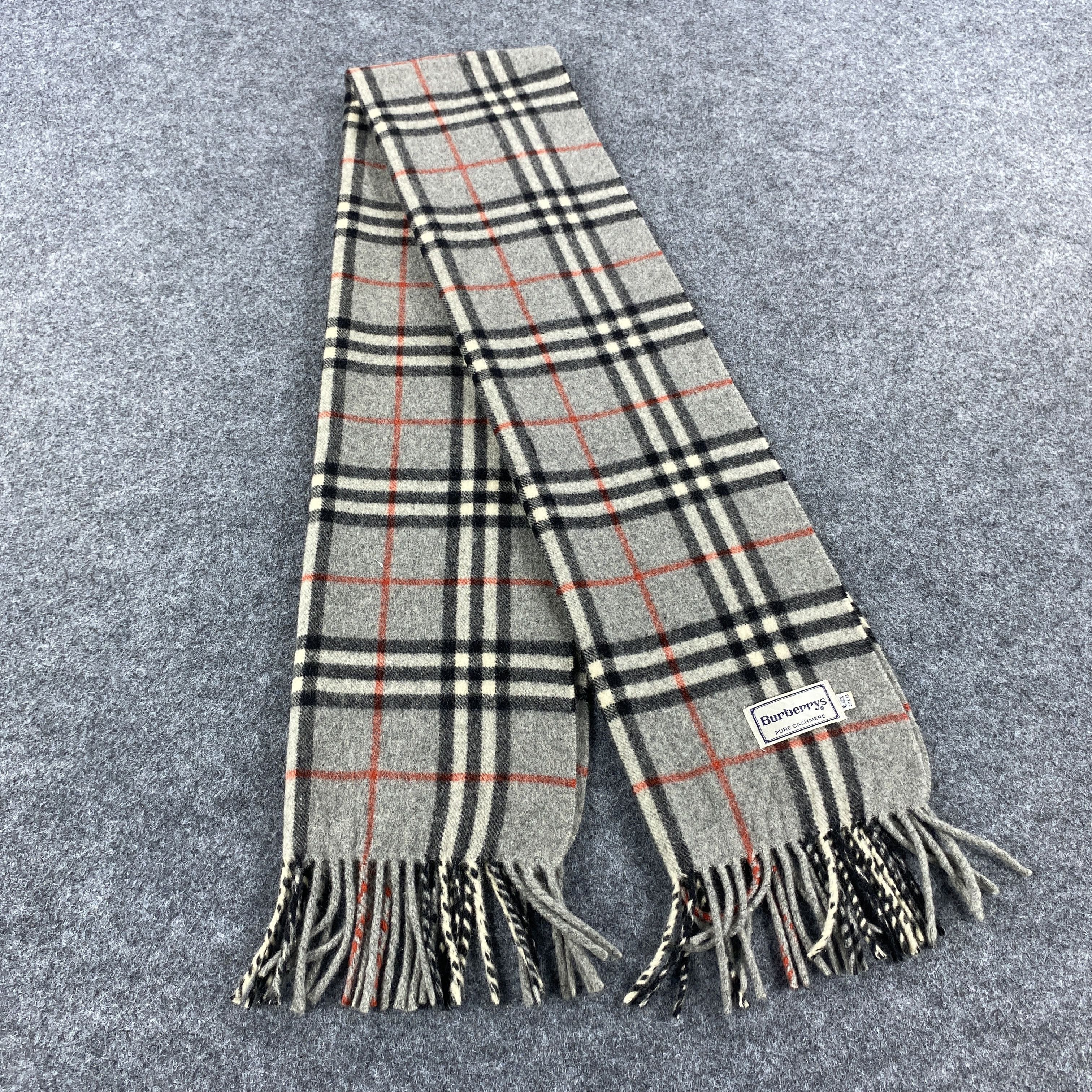 Burberry × Vintage GF10602 Burberry Scarf Neck Wear Muffler Nova Check Size ONE SIZE - 1 Thumbnail