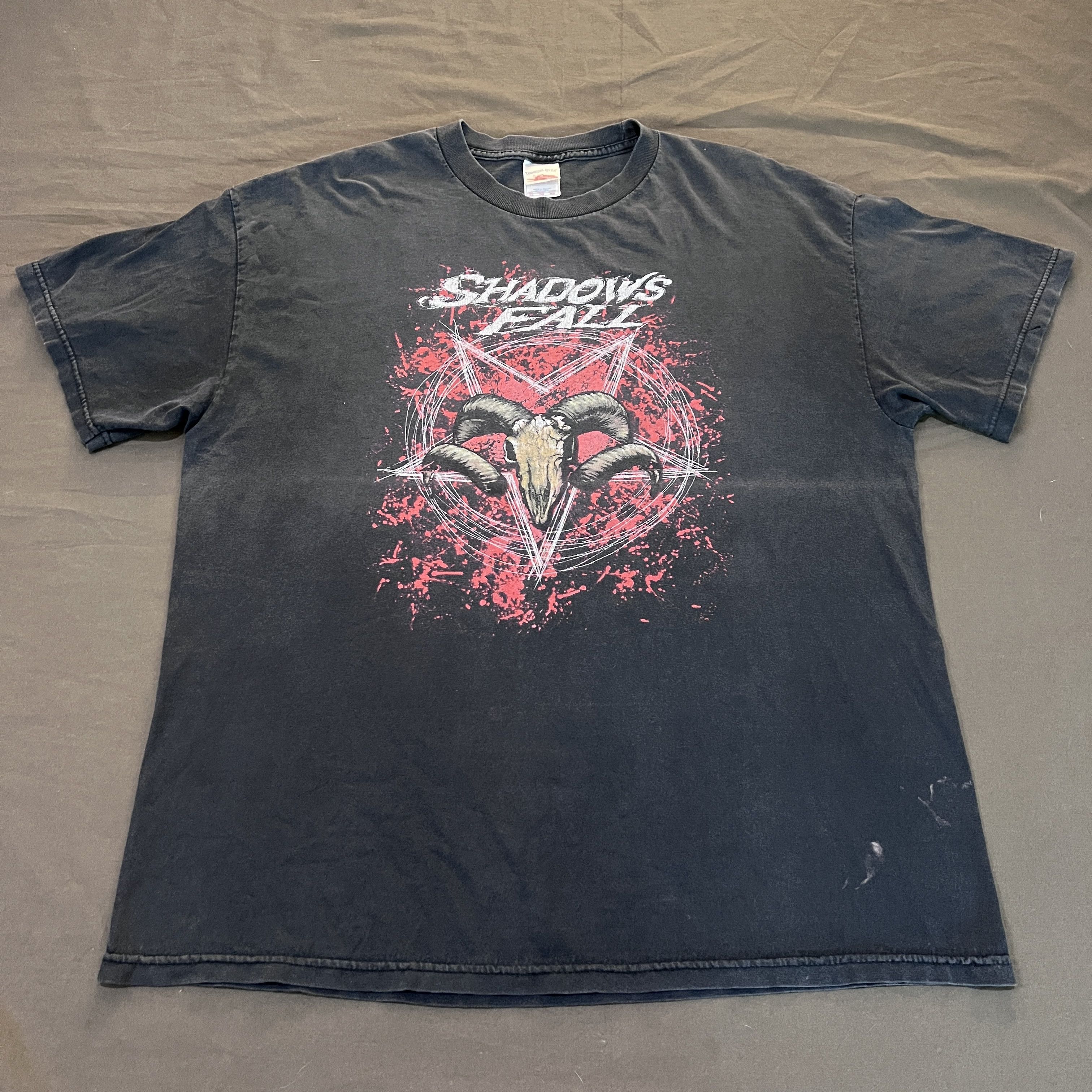 Band Tees Vintage Y2K Shadows Fall Metalcore Band Hardcore Tee Faded Size US XL / EU 56 / 4 - 1 Thumbnail