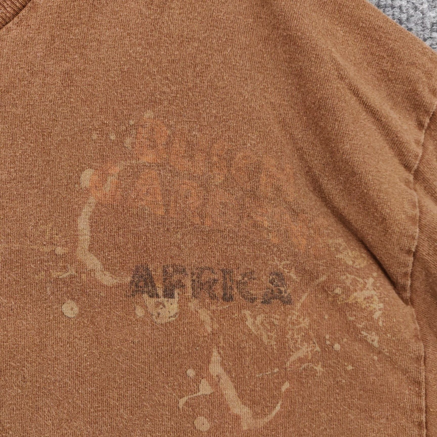 AAA AAA T Shirt Mens L Brown Cotton Crew Neck Short Sleeve Regular Size US L / EU 52-54 / 3 - 5 Thumbnail