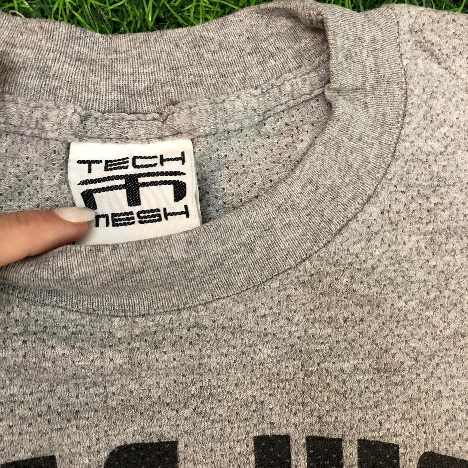 Other Men’s Grey Tech Mesh ‘Texas High Baseball’ Graphic Tee Size US M / EU 48-50 / 2 - 4 Thumbnail
