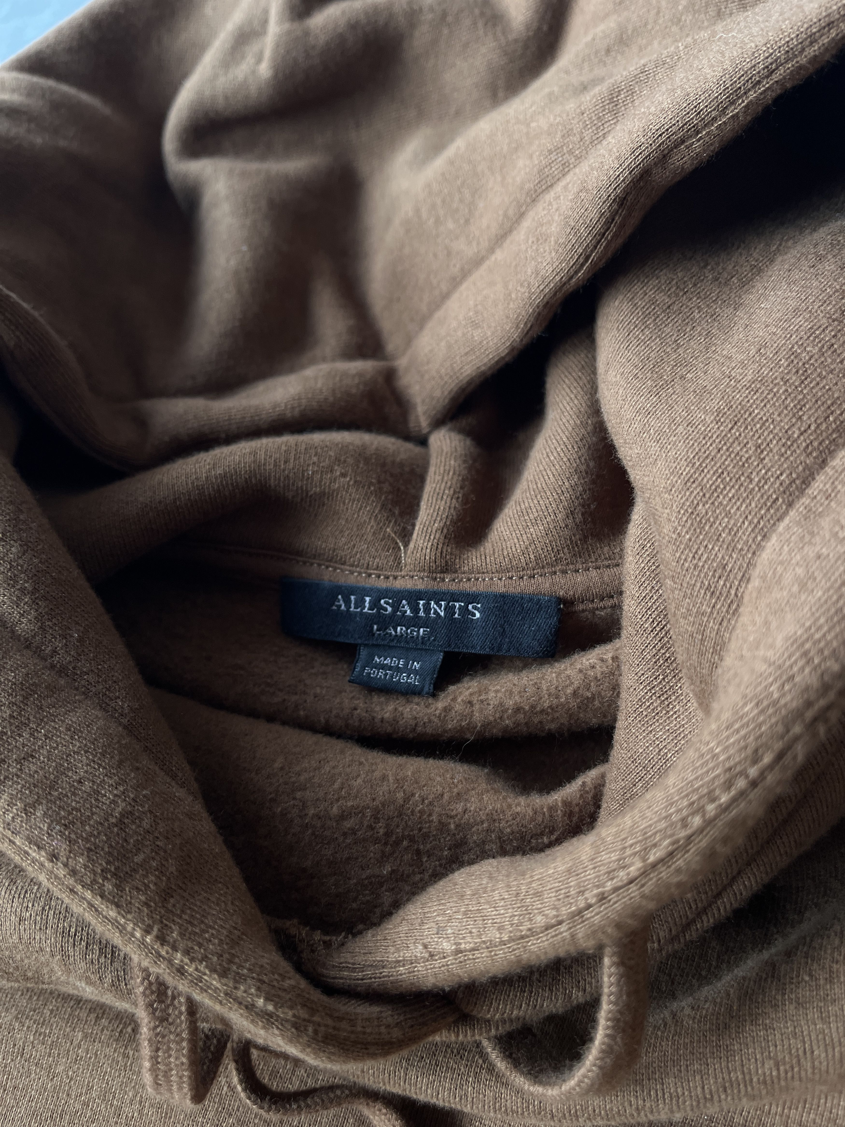 Allsaints × Vintage Vintage Allsaints Big Logo Boxy Fit Hoodie Size L / US 10 / IT 46 - 6 Thumbnail