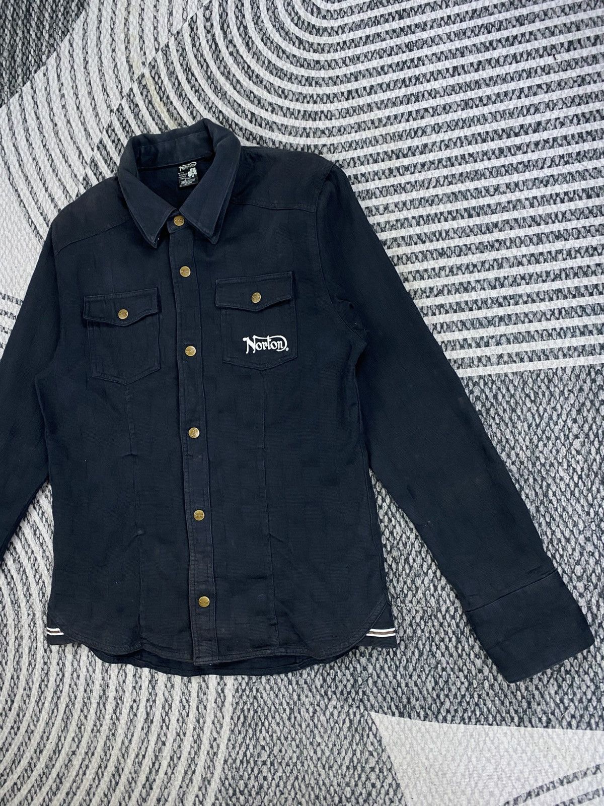 Norton Vintage Norton Embroidery Button Ups Shirt Size US M / EU 48-50 / 2 - 4 Thumbnail