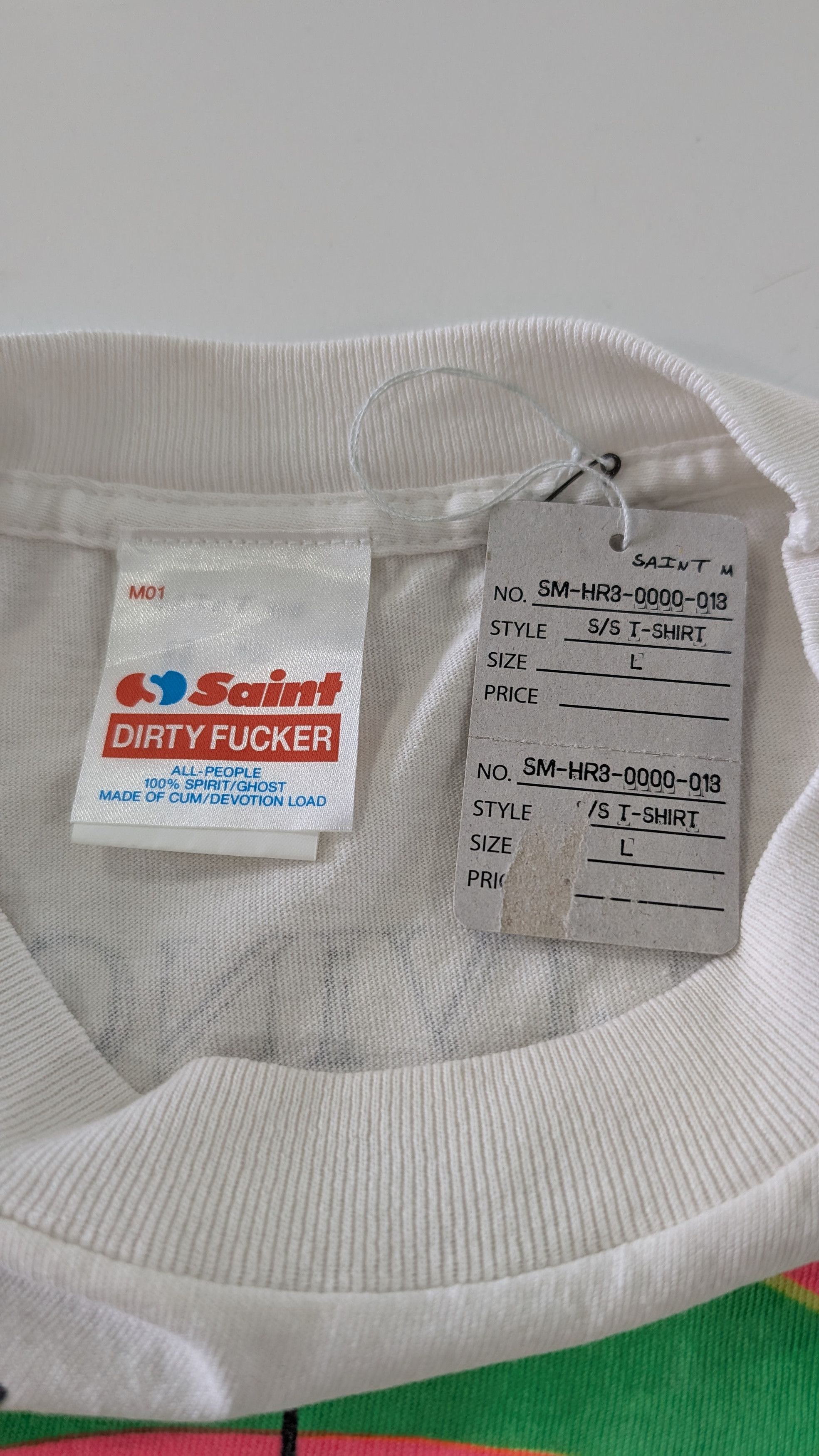 Saint Michael SAINT MICHAEL Saint MX T-Shirt White Size L Size US L / EU 52-54 / 3 - 3 Thumbnail