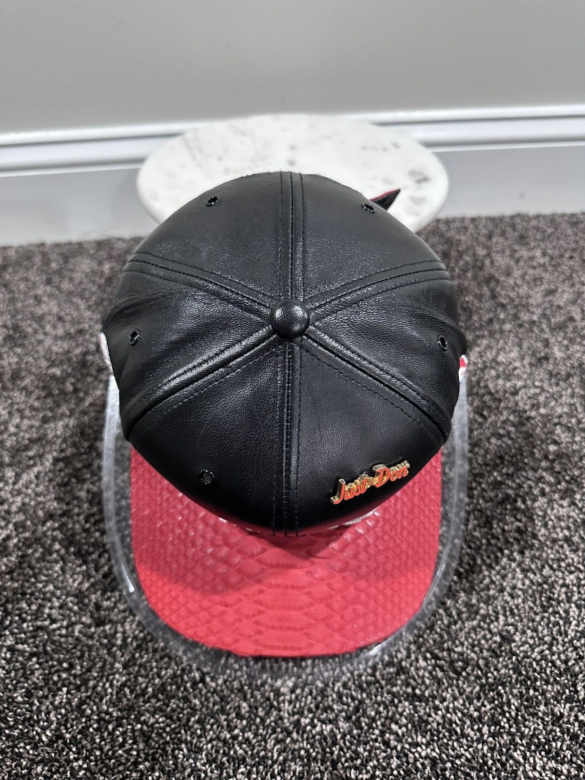 Just Don Just Don x Mitchell & Ness NBA Baltimore Bullets Leather Hat Size ONE SIZE - 5 Thumbnail