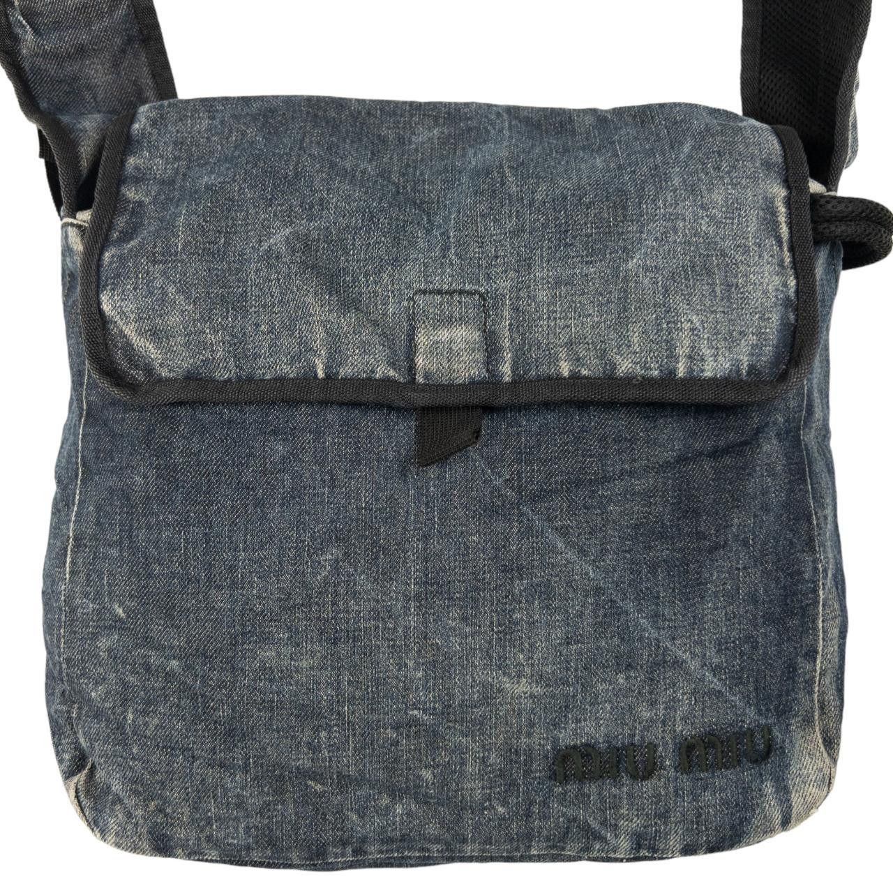 Miu Miu Vintage Miu Miu Denim Crossbody Bag Size ONE SIZE - 1 Thumbnail