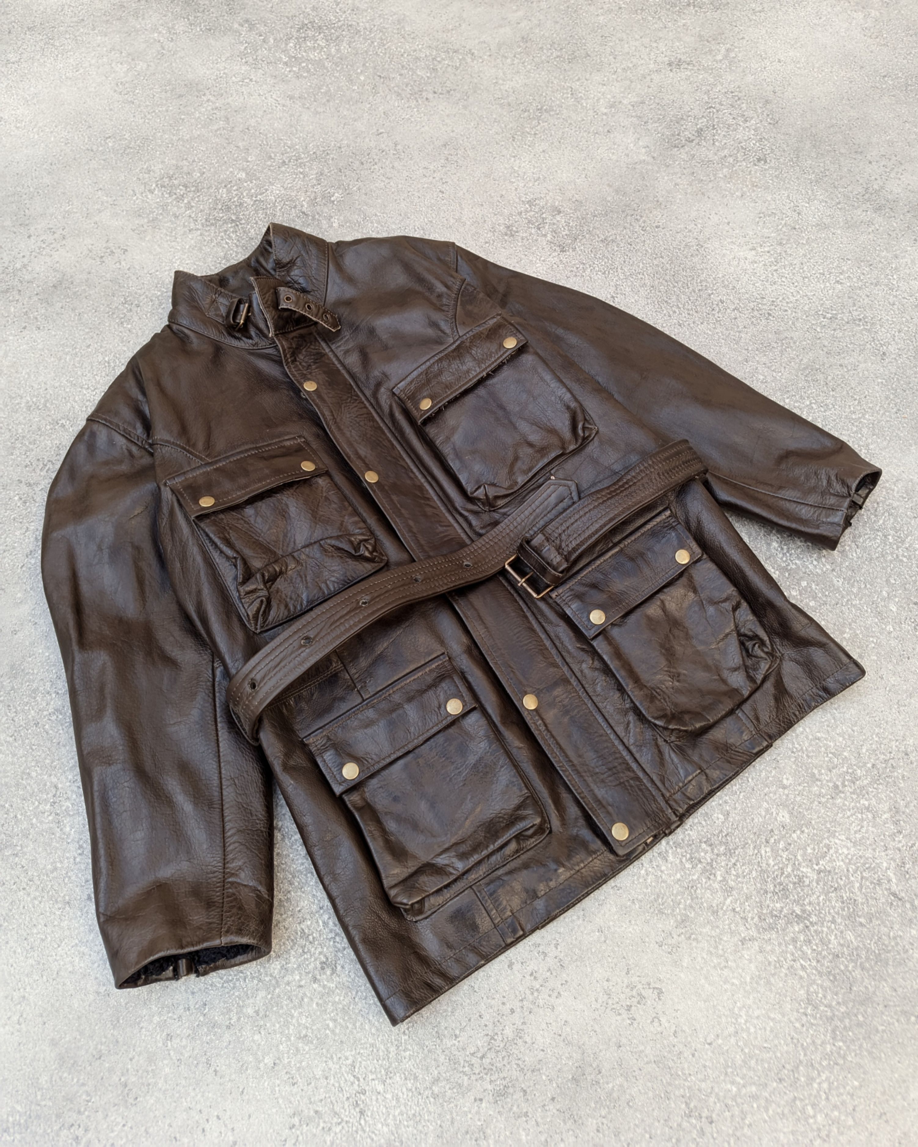 Leather Vintage Bickers Gear Australia Leather Jacket Size US L / EU 52-54 / 3 - 2 Thumbnail