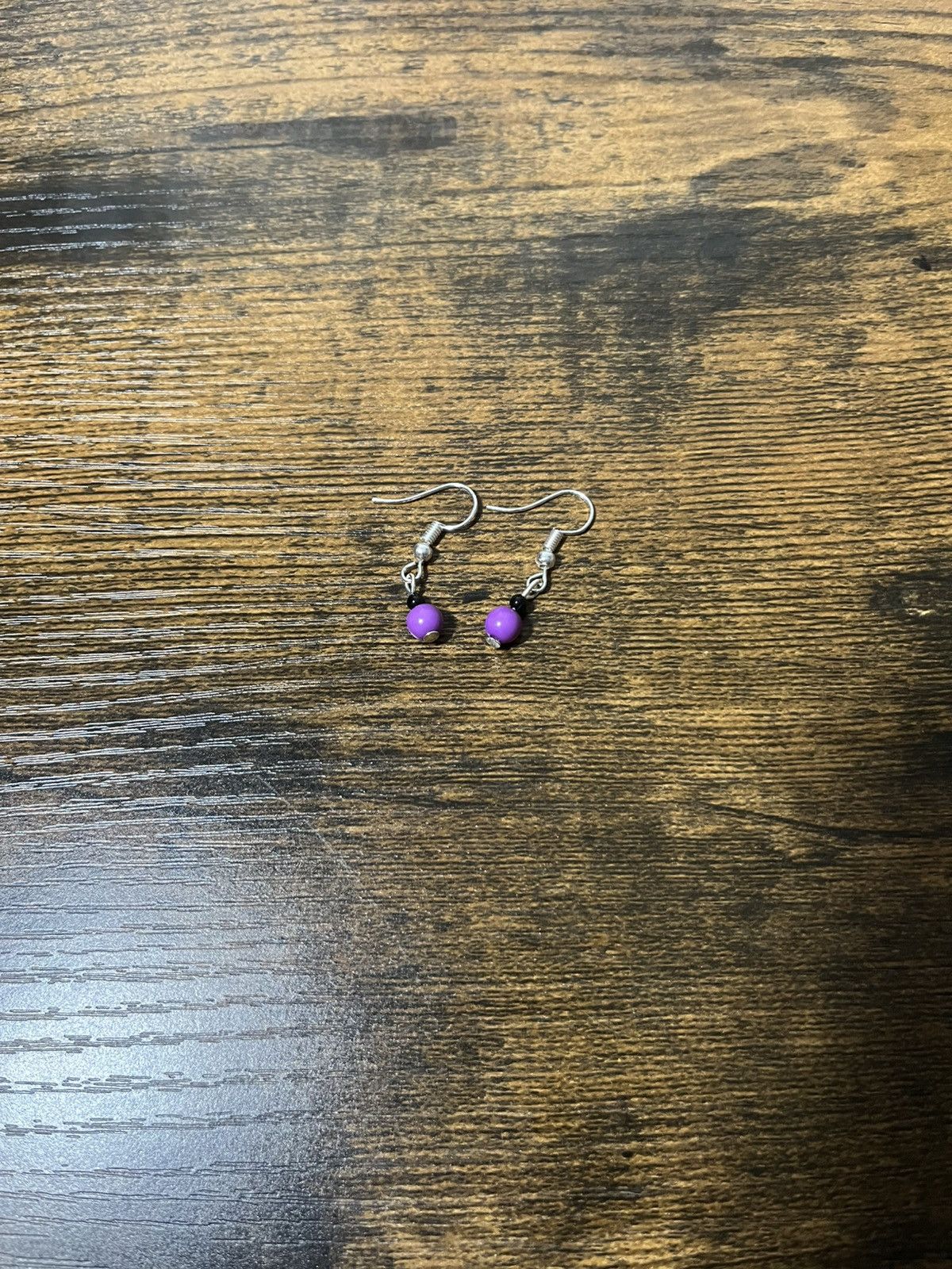 Other Purple ball earrings Size ONE SIZE - 1 Preview