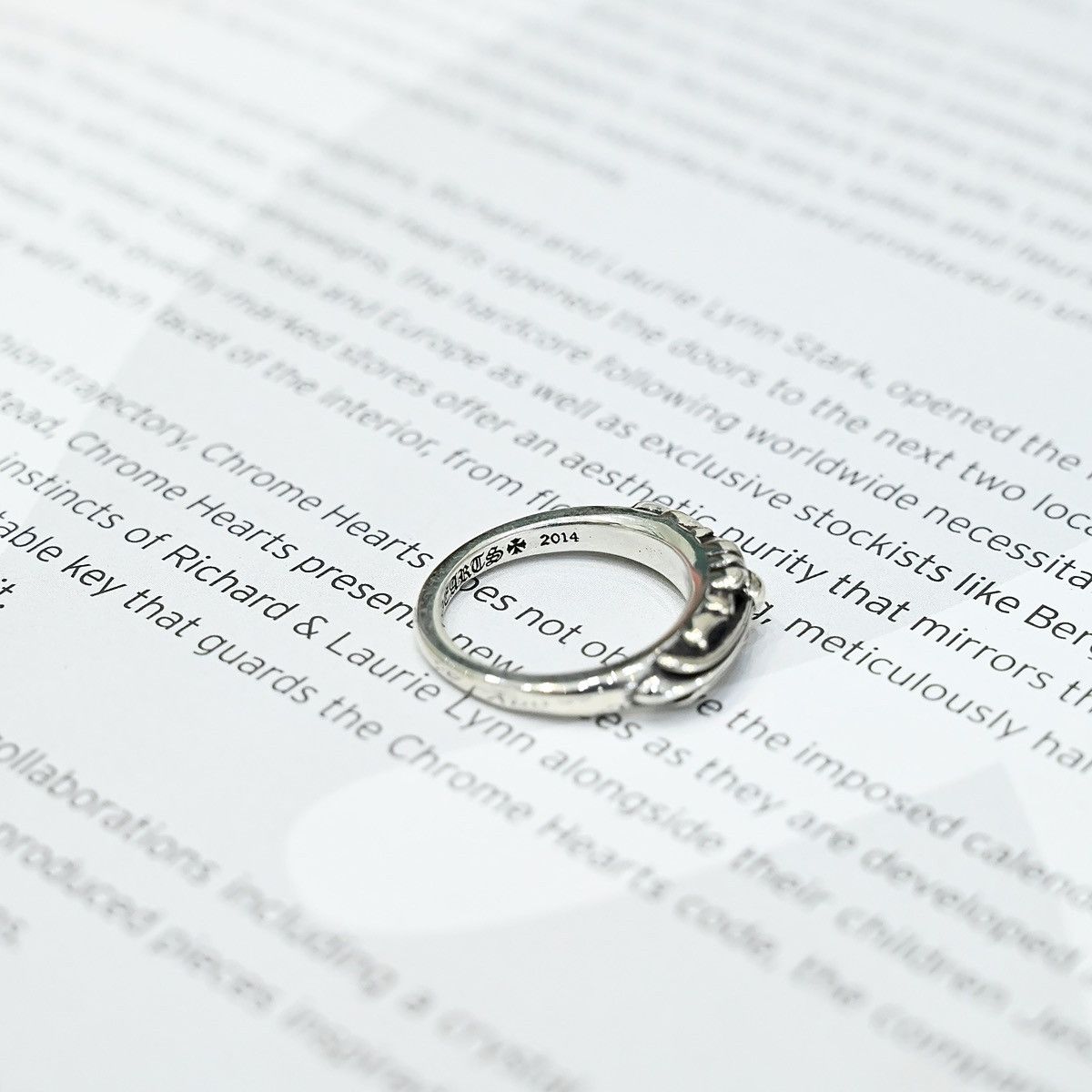 Chrome Hearts CHROME HEARTS BABY CLASSIC FLORAL RING SILVER Size ONE SIZE - 2 Thumbnail