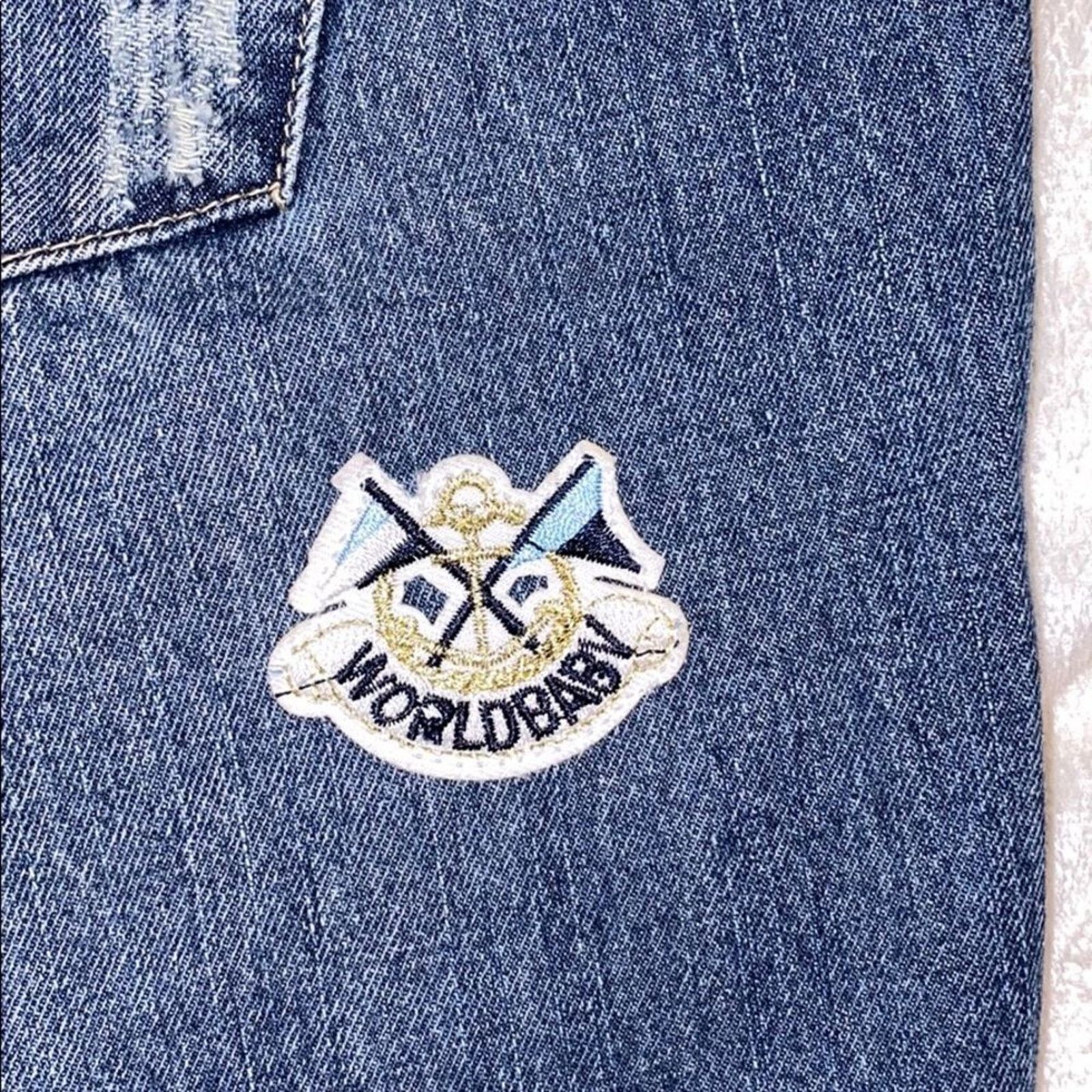 Other Articles of Society Patchwork Destroyed Denim Jeans | Sz 27 Size 27" / US 4 / IT 40 - 7 Thumbnail