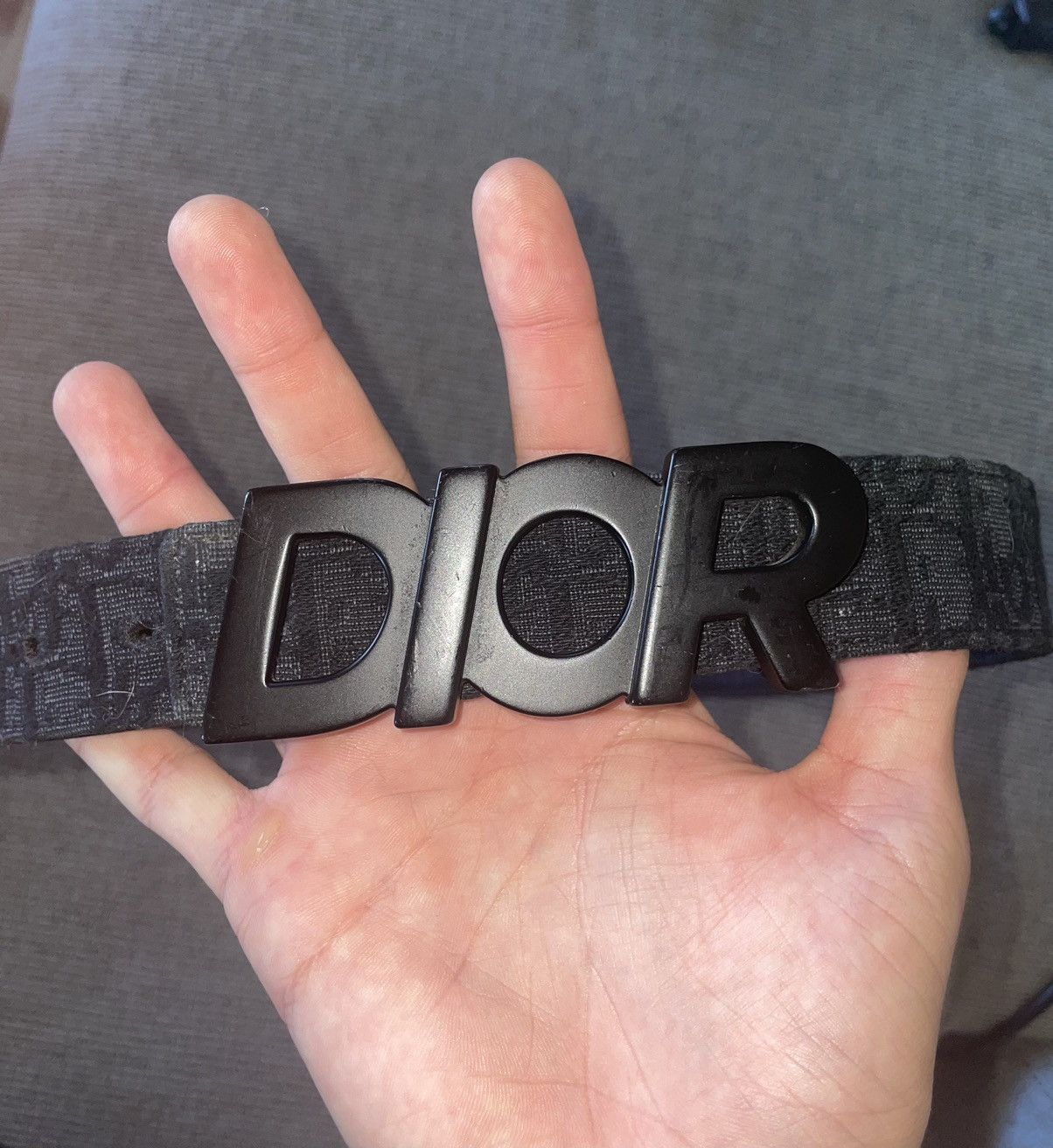 Dior / Belt Black Dior Oblique Jacquard & ‘DIOR’ Buckle