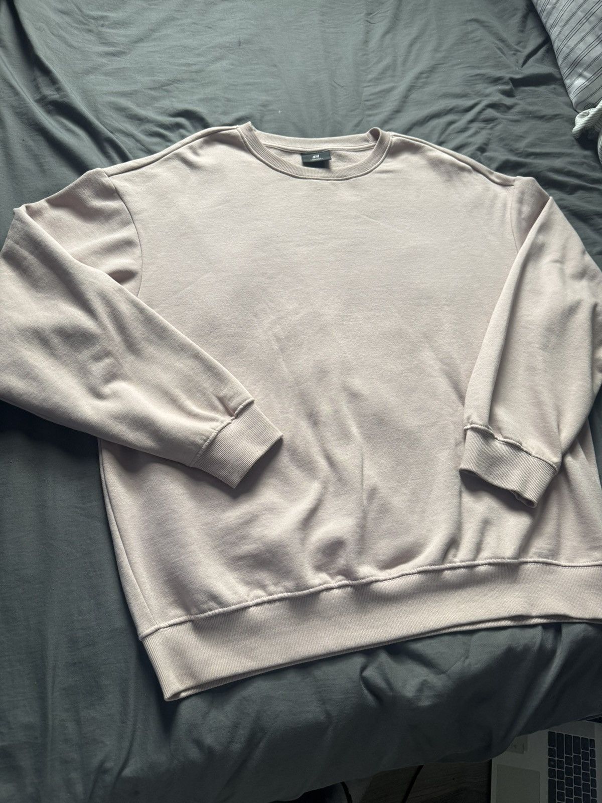 H&M H&M Loose Fit Crewneck Sweatshirt Dusty Rose Size US XL / EU 56 / 4 - 2 Thumbnail
